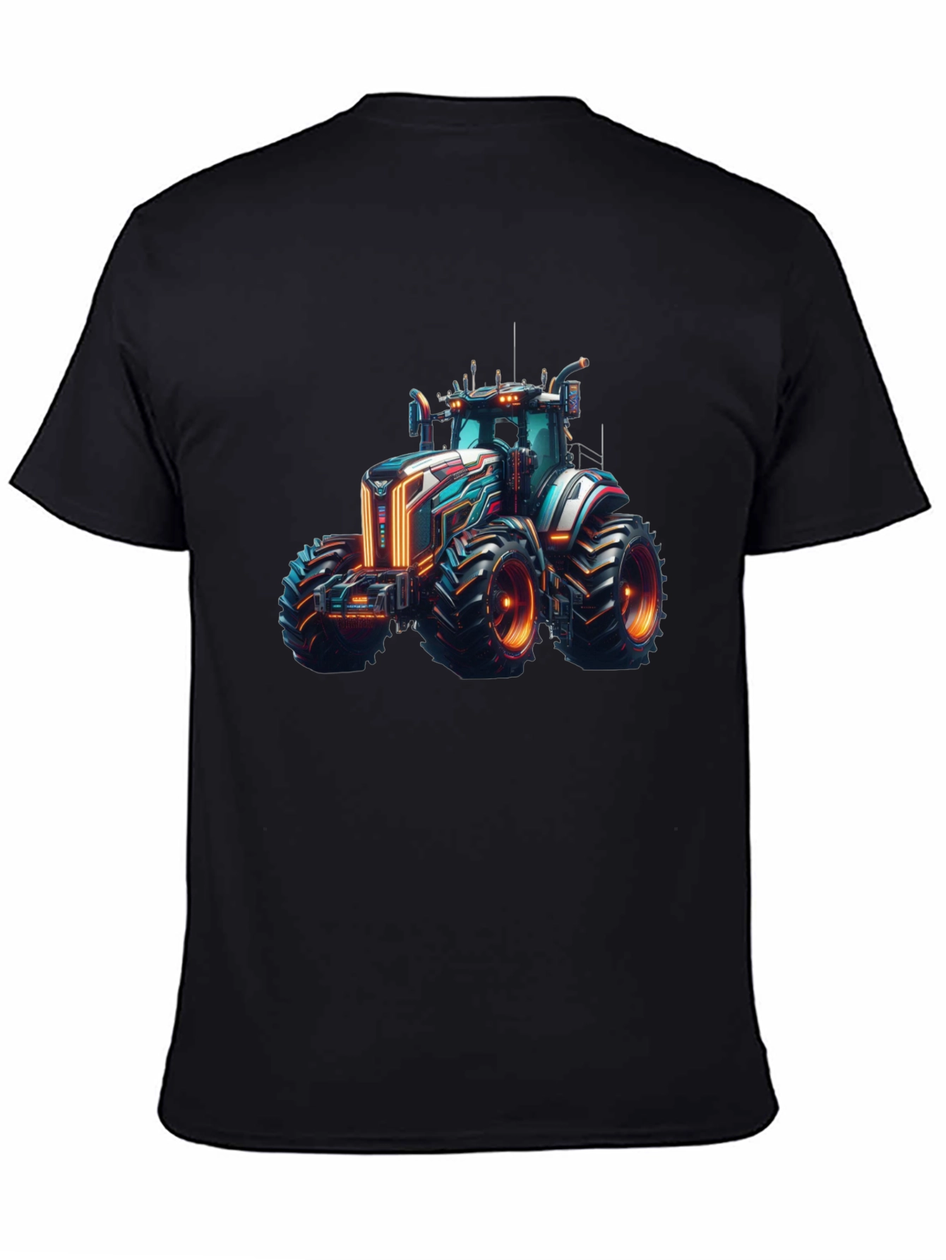 Futuristic Tractor Graphic Tee