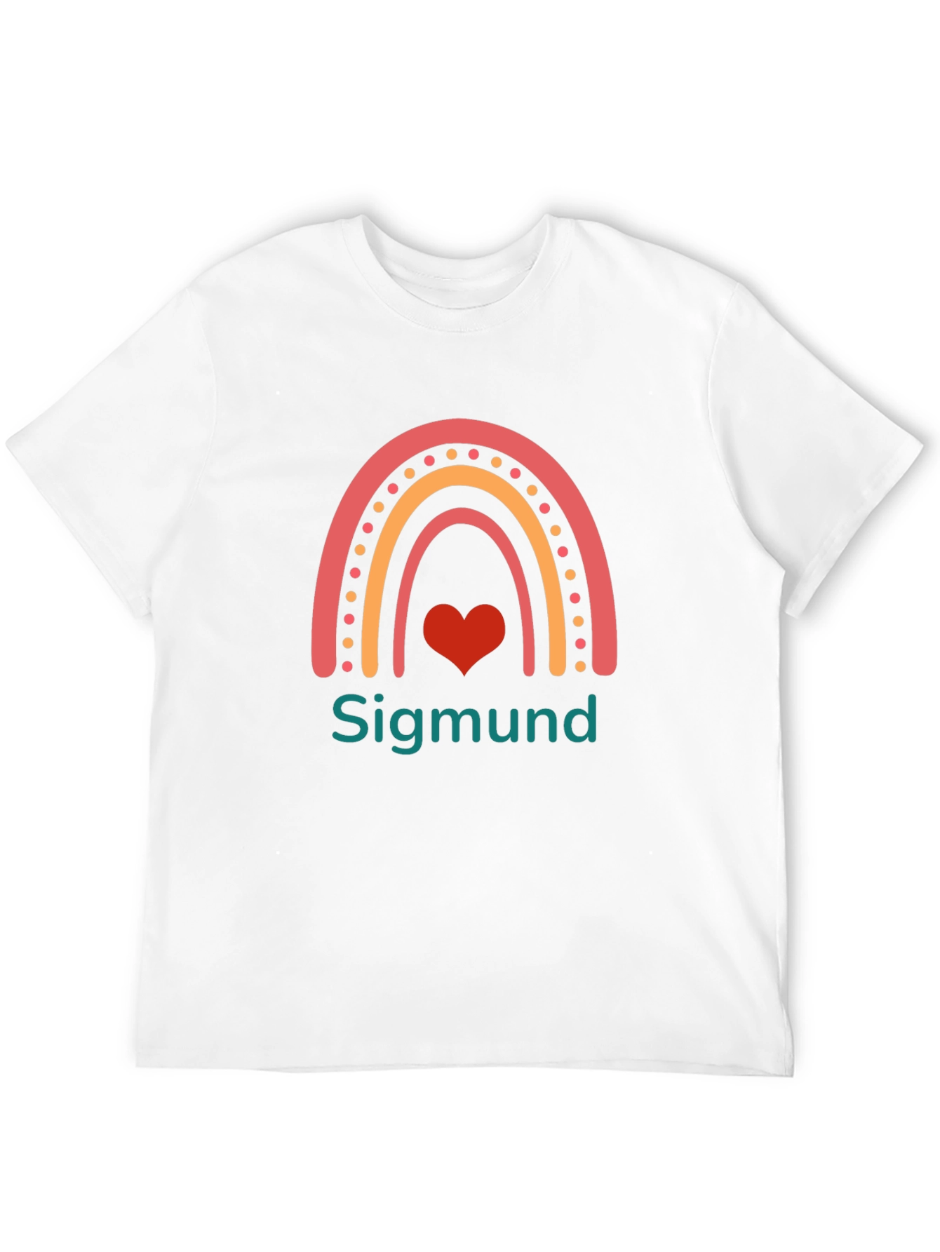 Rainbow Heart T-Shirt - Sigmund