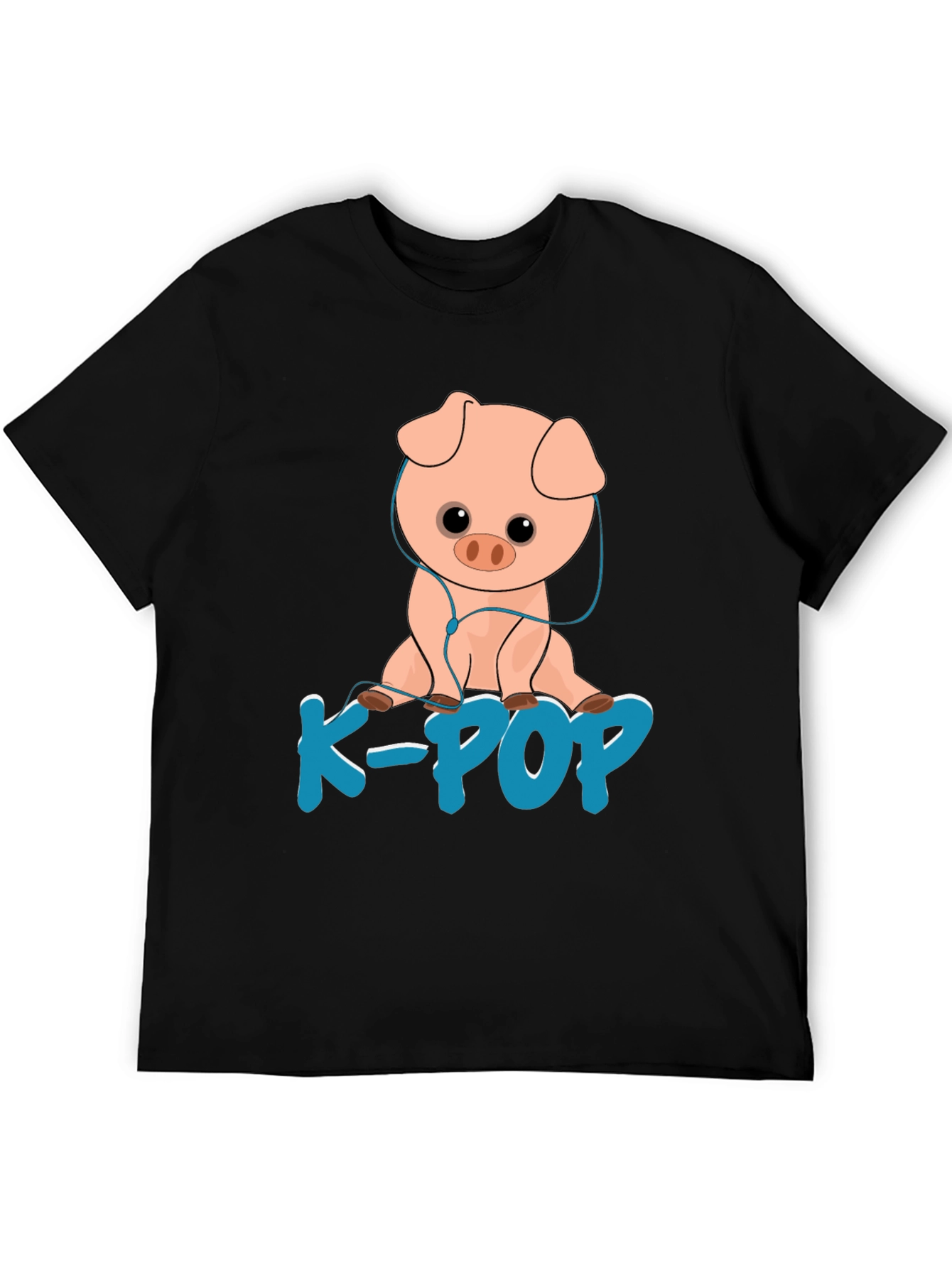 K-Pop Pig T-Shirt - Cute Cartoon Animal Tee