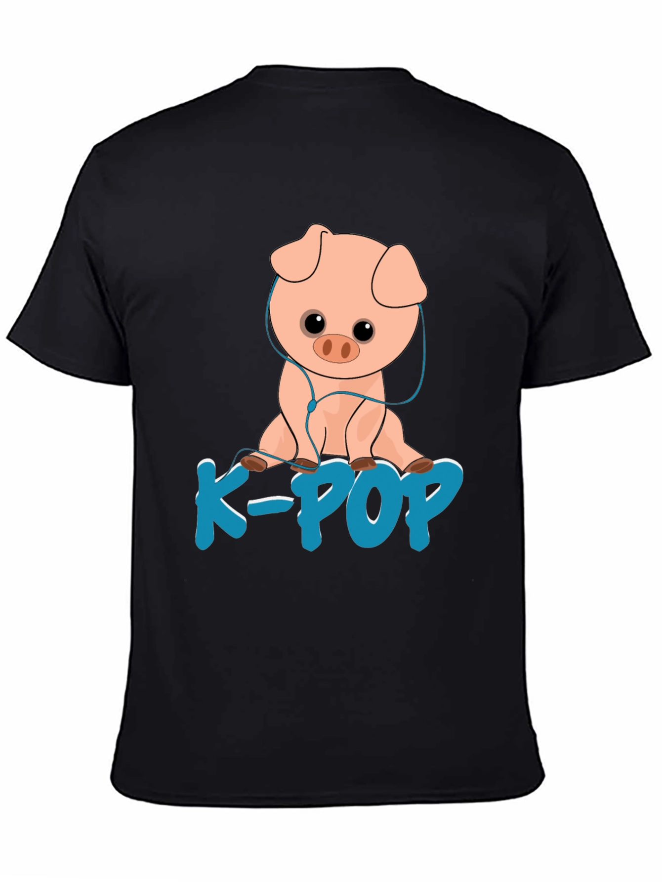 K-Pop Pig T-Shirt - Cute Cartoon Animal Tee