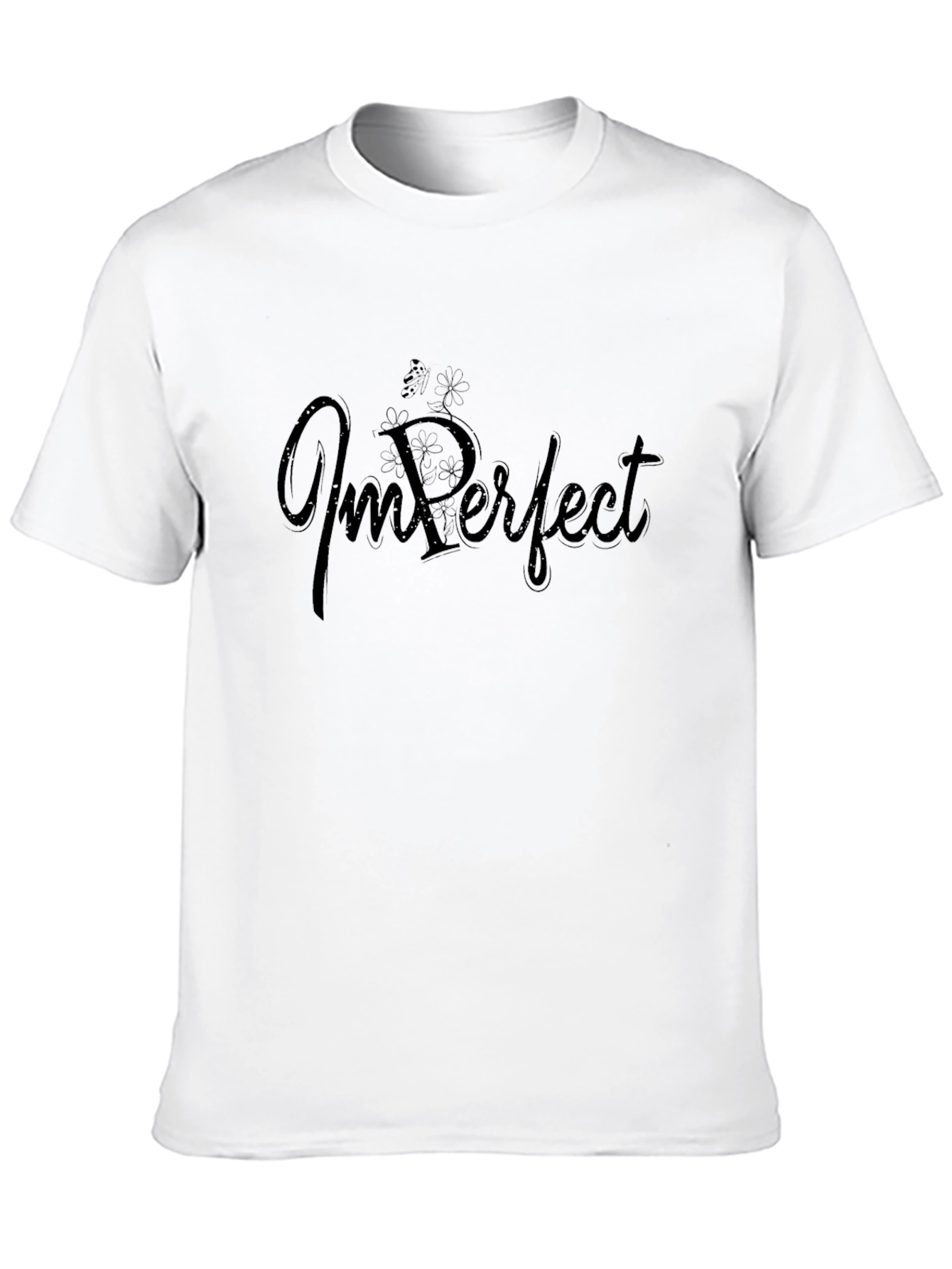 ImPerfect Black Graphic T-Shirt