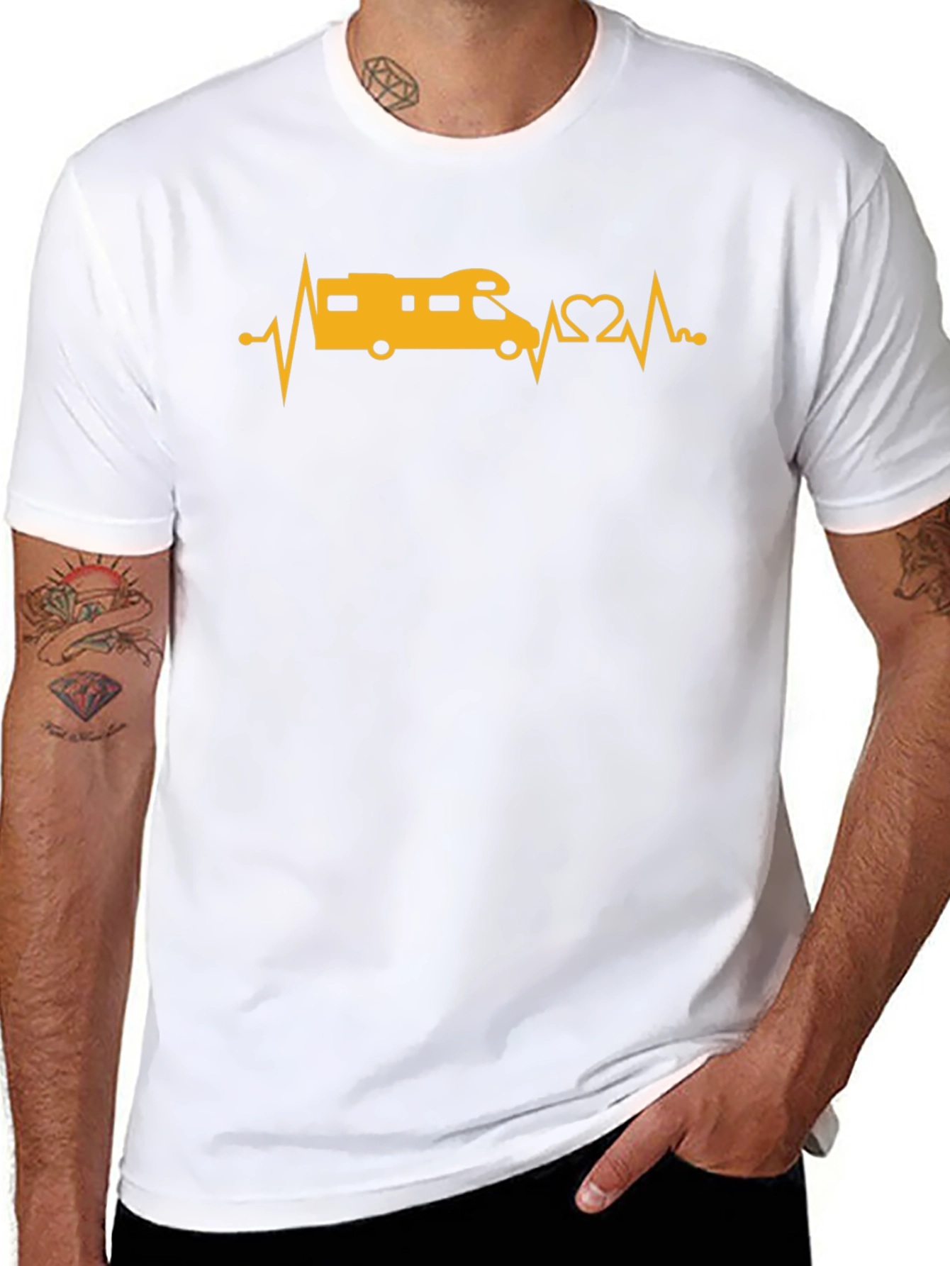 RV Heartbeat T-Shirt - Adventure is Calling!