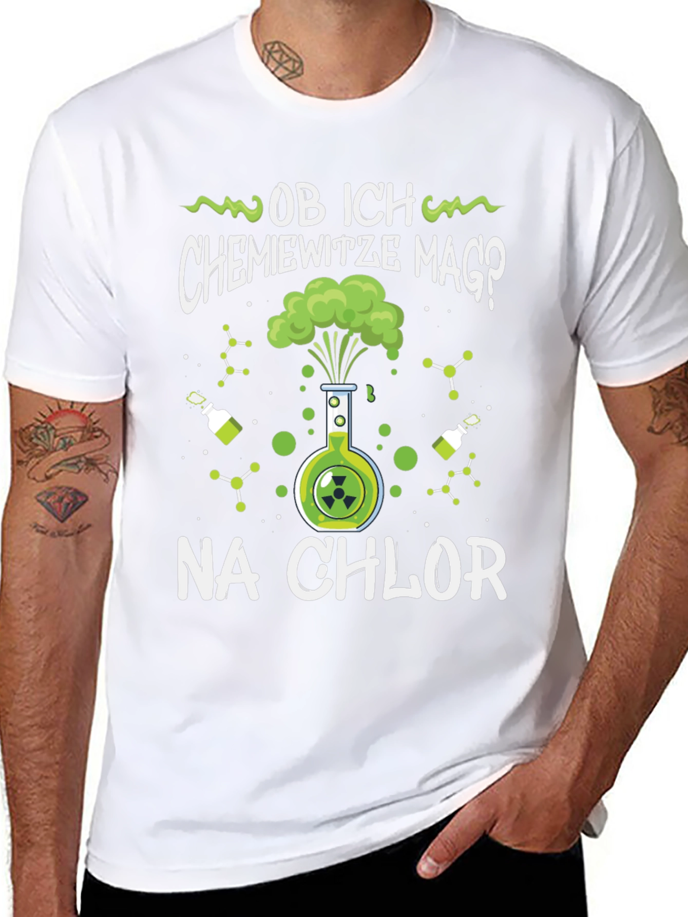 Chemistry Joke T-Shirt - Na Chlor Fun Tee