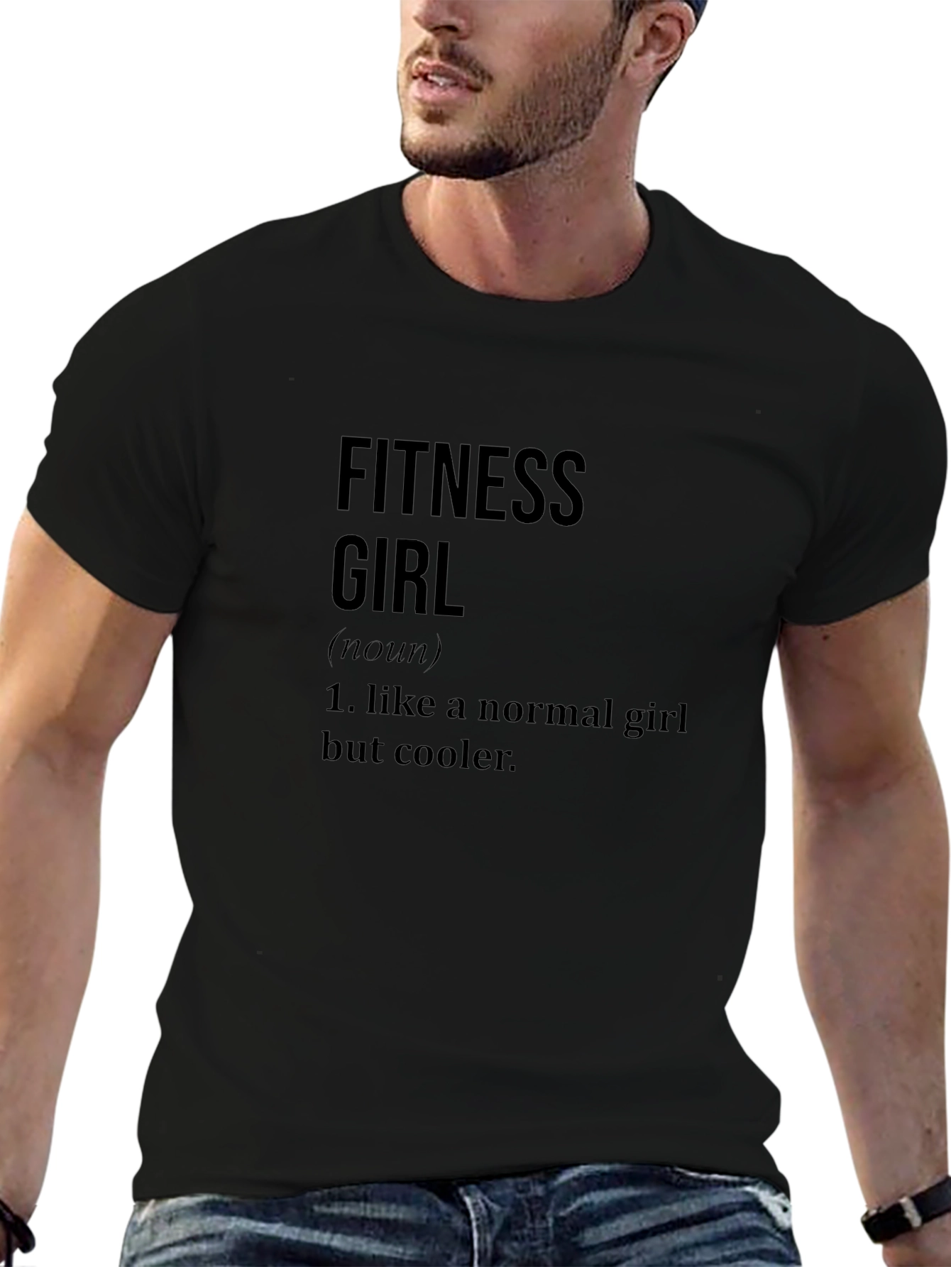 Fitness Girl Definition Graphic Tee