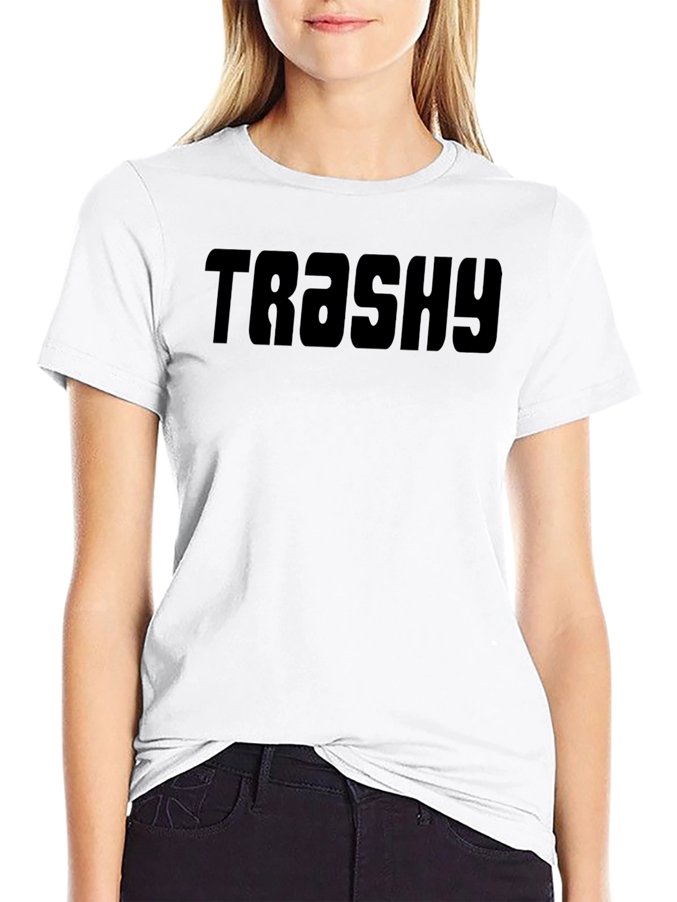 Trashy Graphic Tee - Bold Black T-Shirt