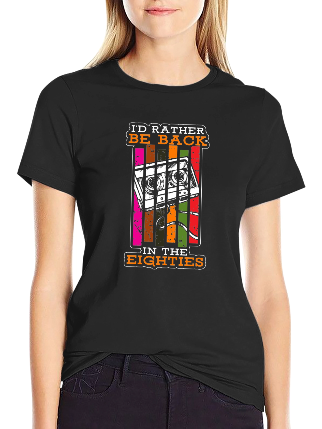 Retro 80s Cassette Tape Graphic Tee