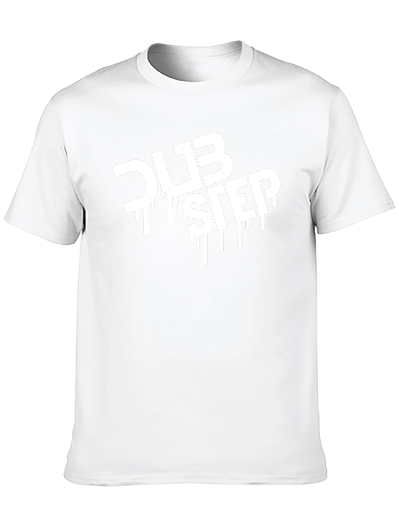 Dubstep Graphic Print Black T-Shirt