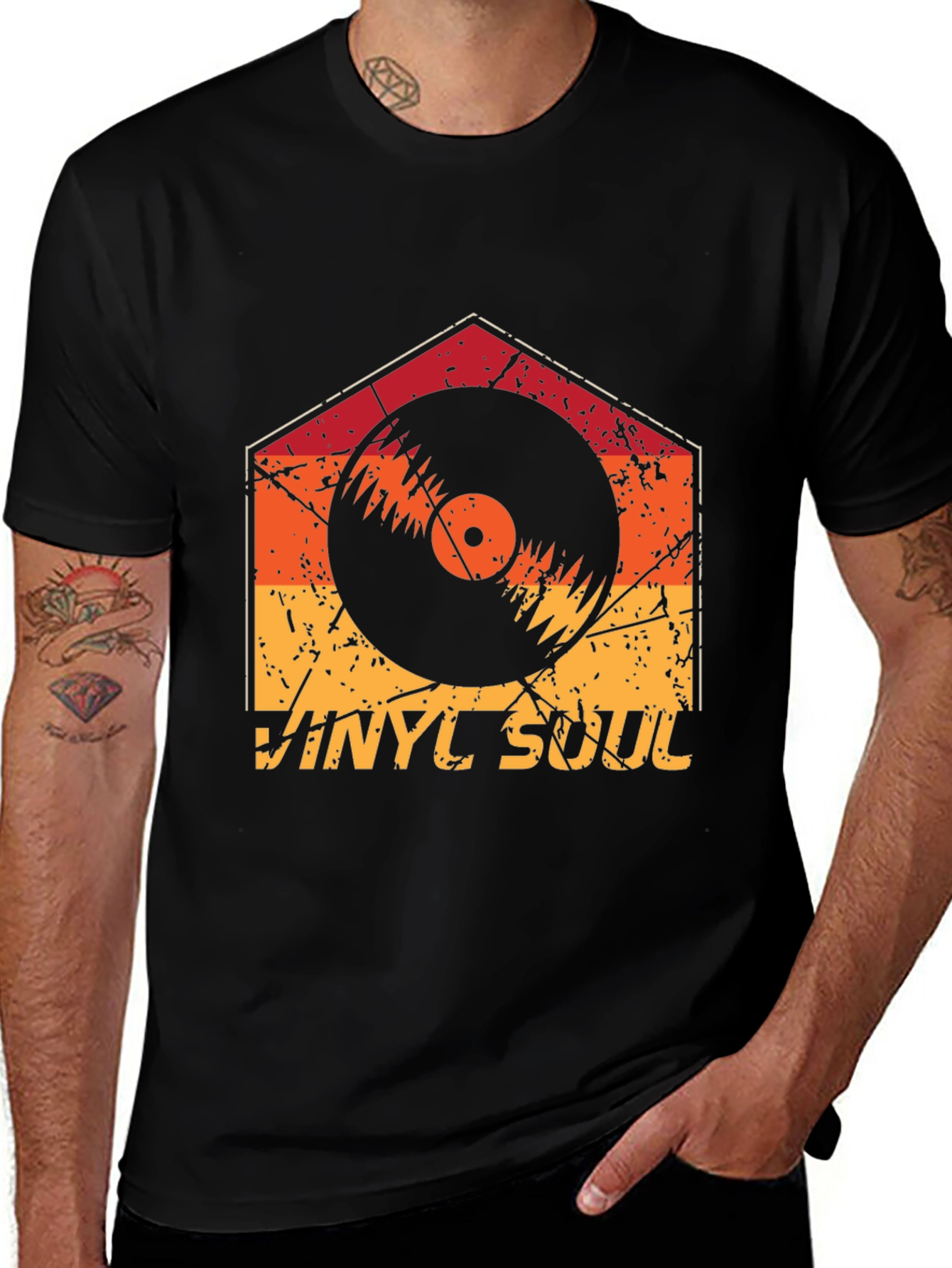 Vinyl Soul Retro Graphic Tee