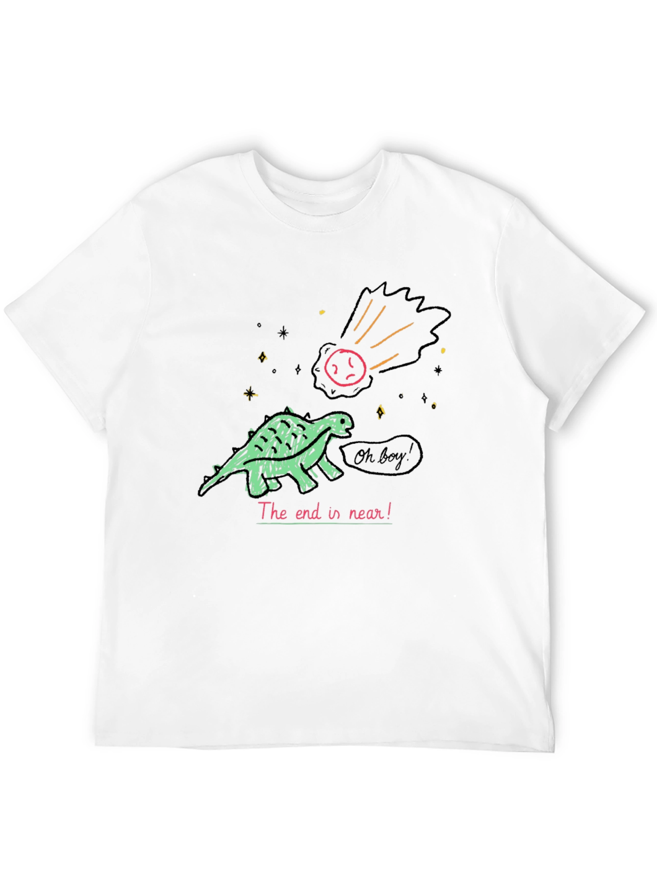 Dinosaur Comet T-Shirt - The End is Near