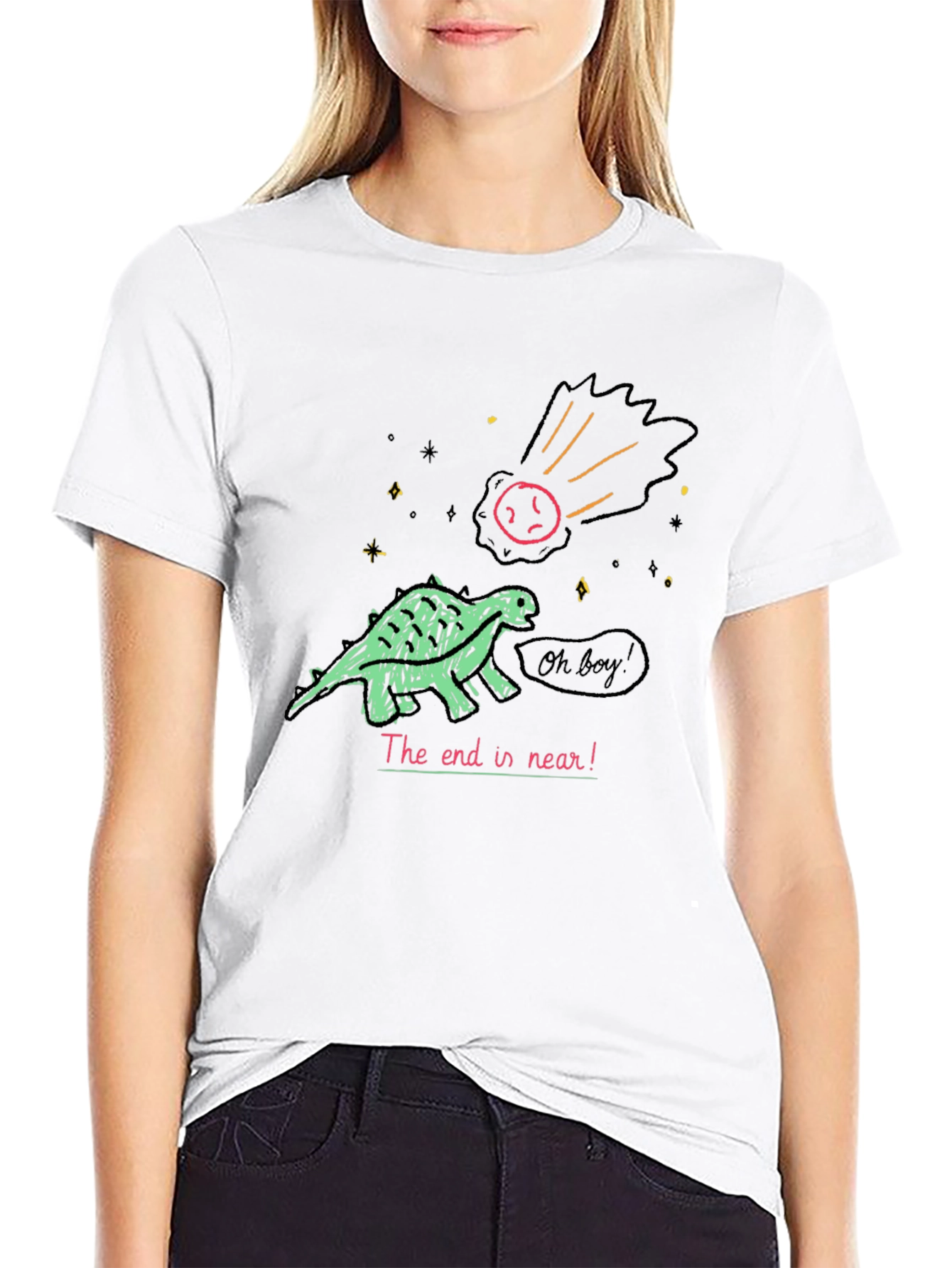 Dinosaur Comet T-Shirt - The End is Near
