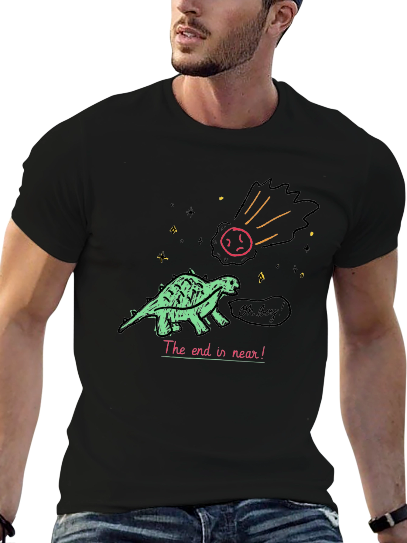 Dinosaur Comet T-Shirt - The End is Near