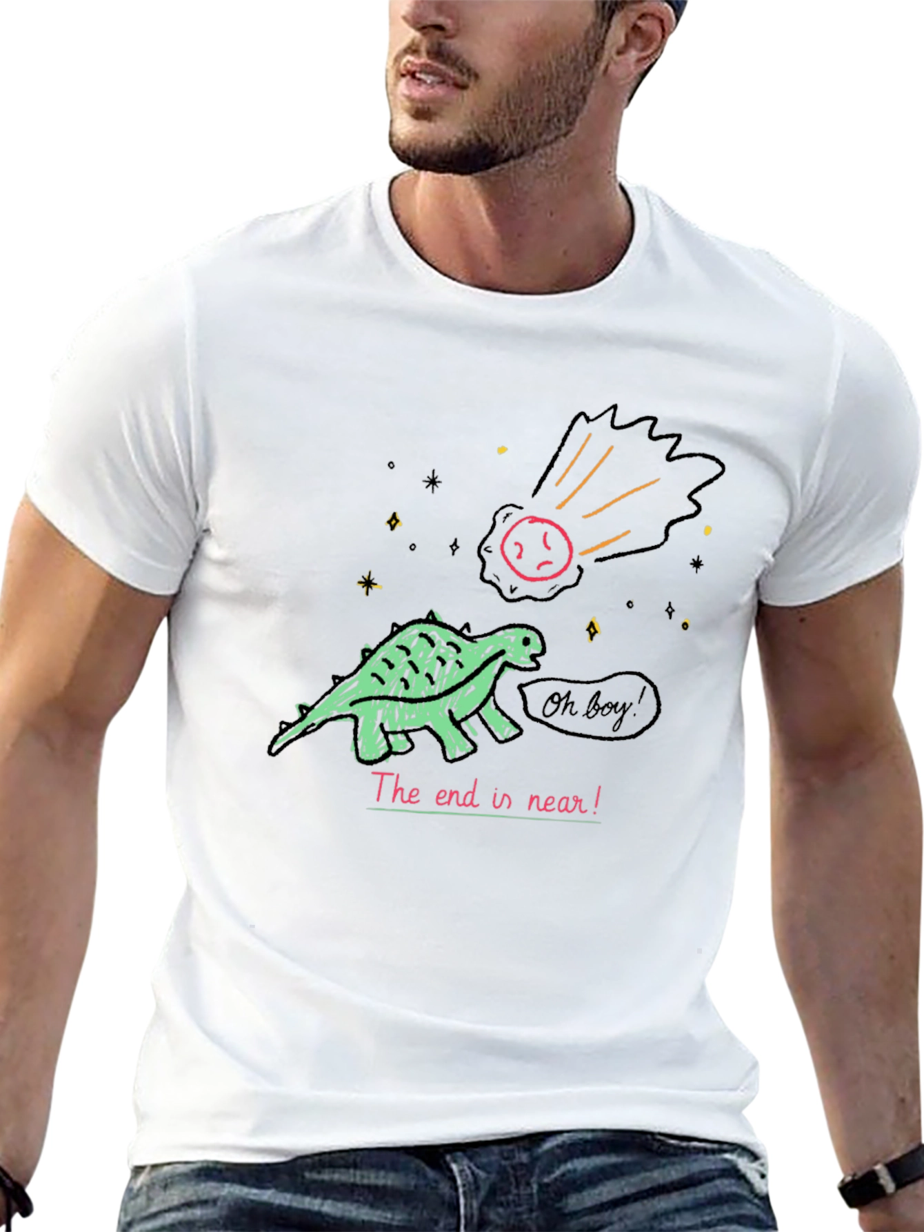 Dinosaur Comet T-Shirt - The End is Near