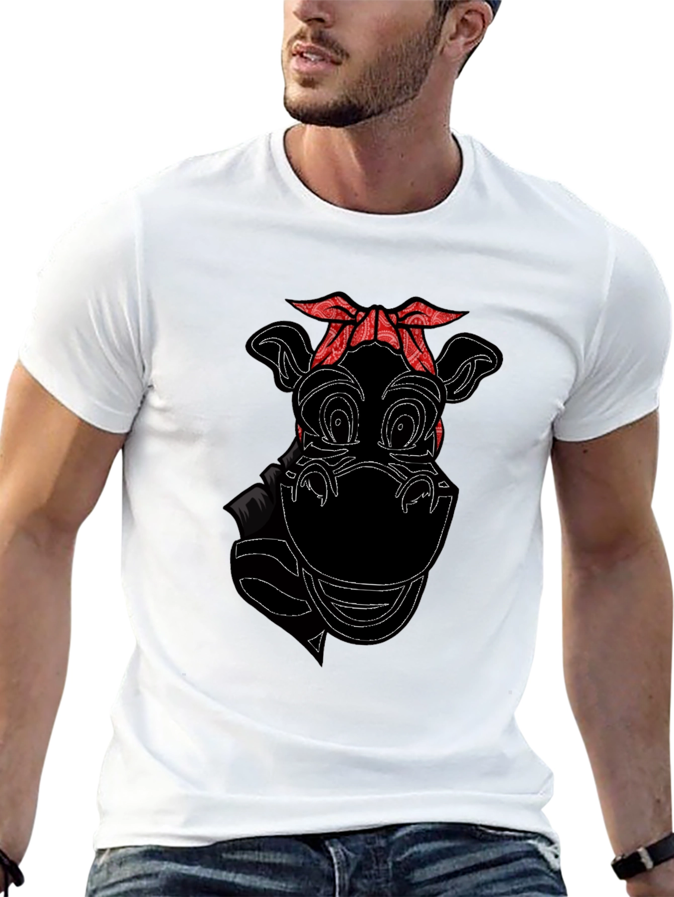 Bandana Donkey Graphic Tee