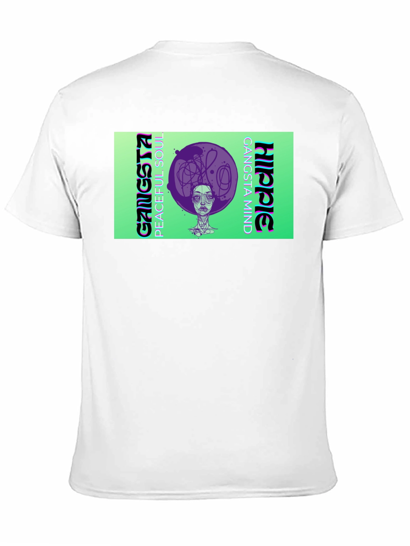 Gangsta Hippie Graphic T-Shirt