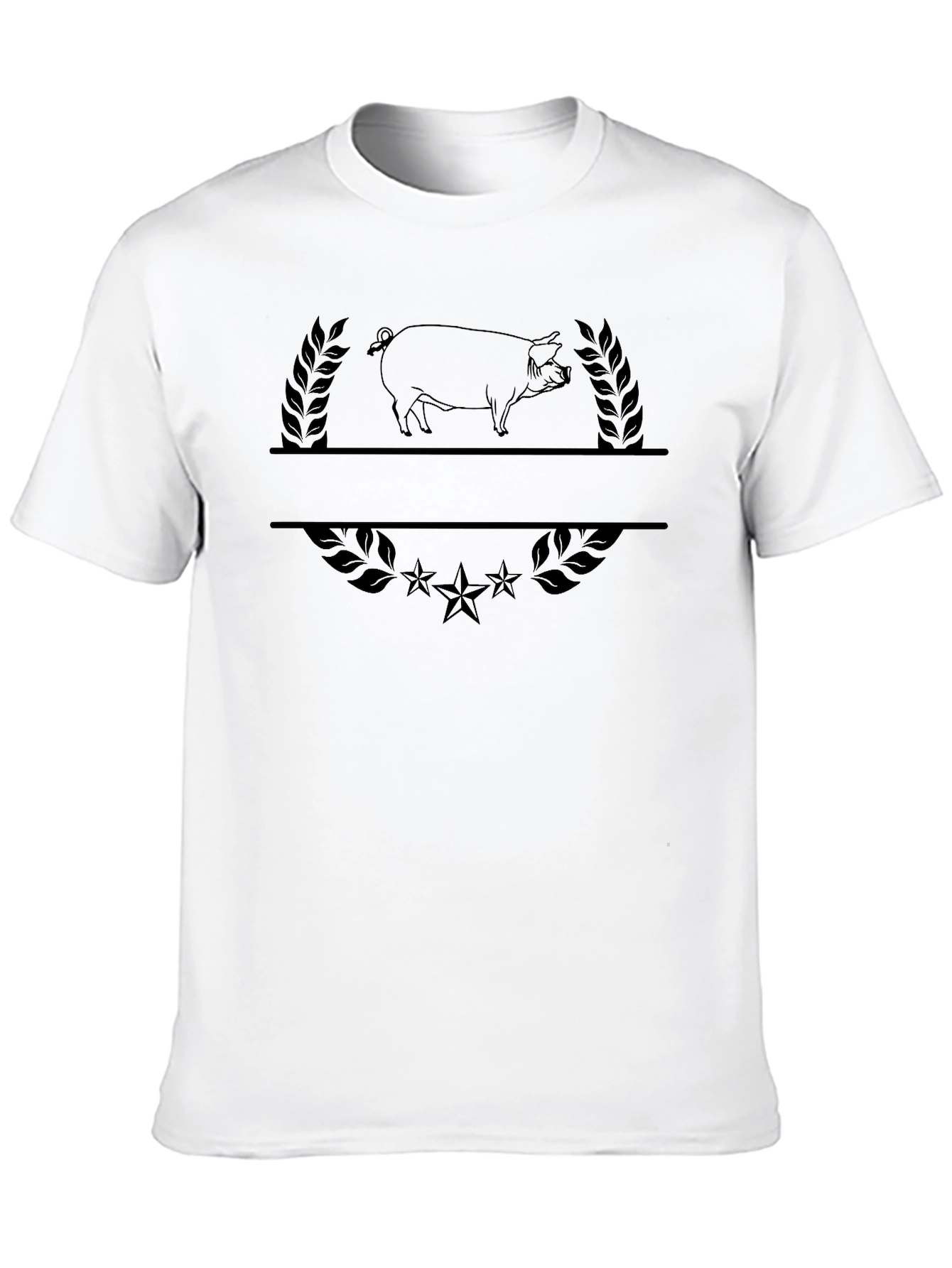 Pig Graphic Tee - Farm Animal T-Shirt