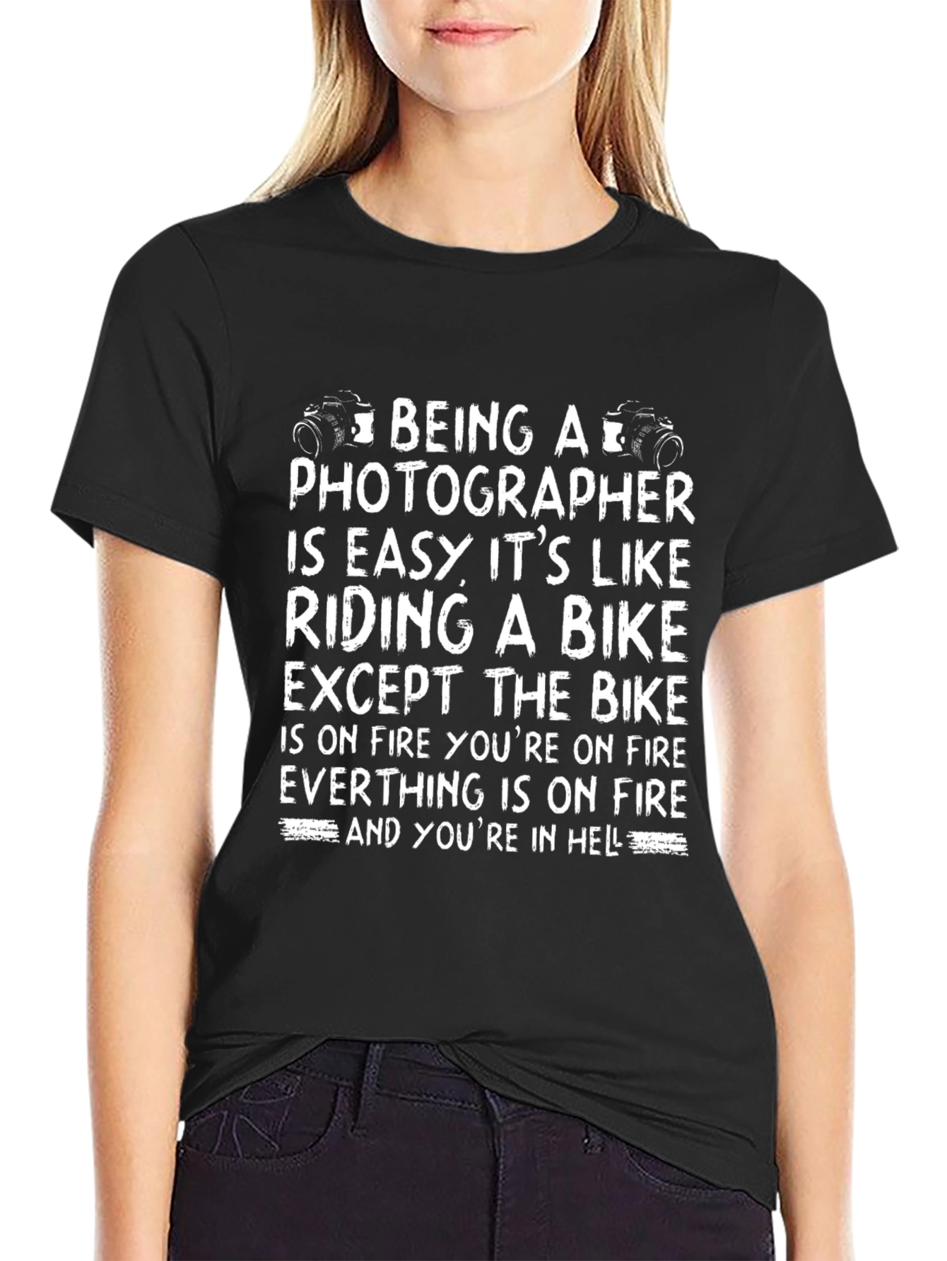 Photographers Hell Black T-Shirt