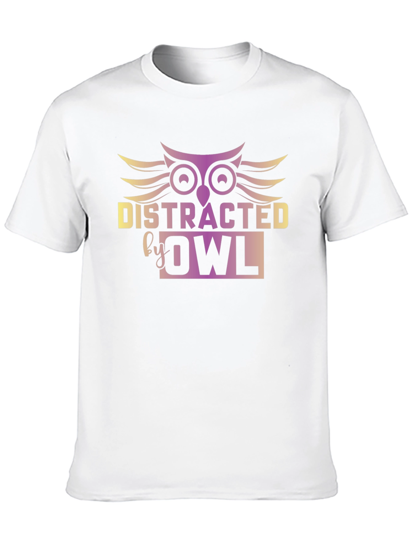 Distracted by Owl Graphic Tee - Unisex