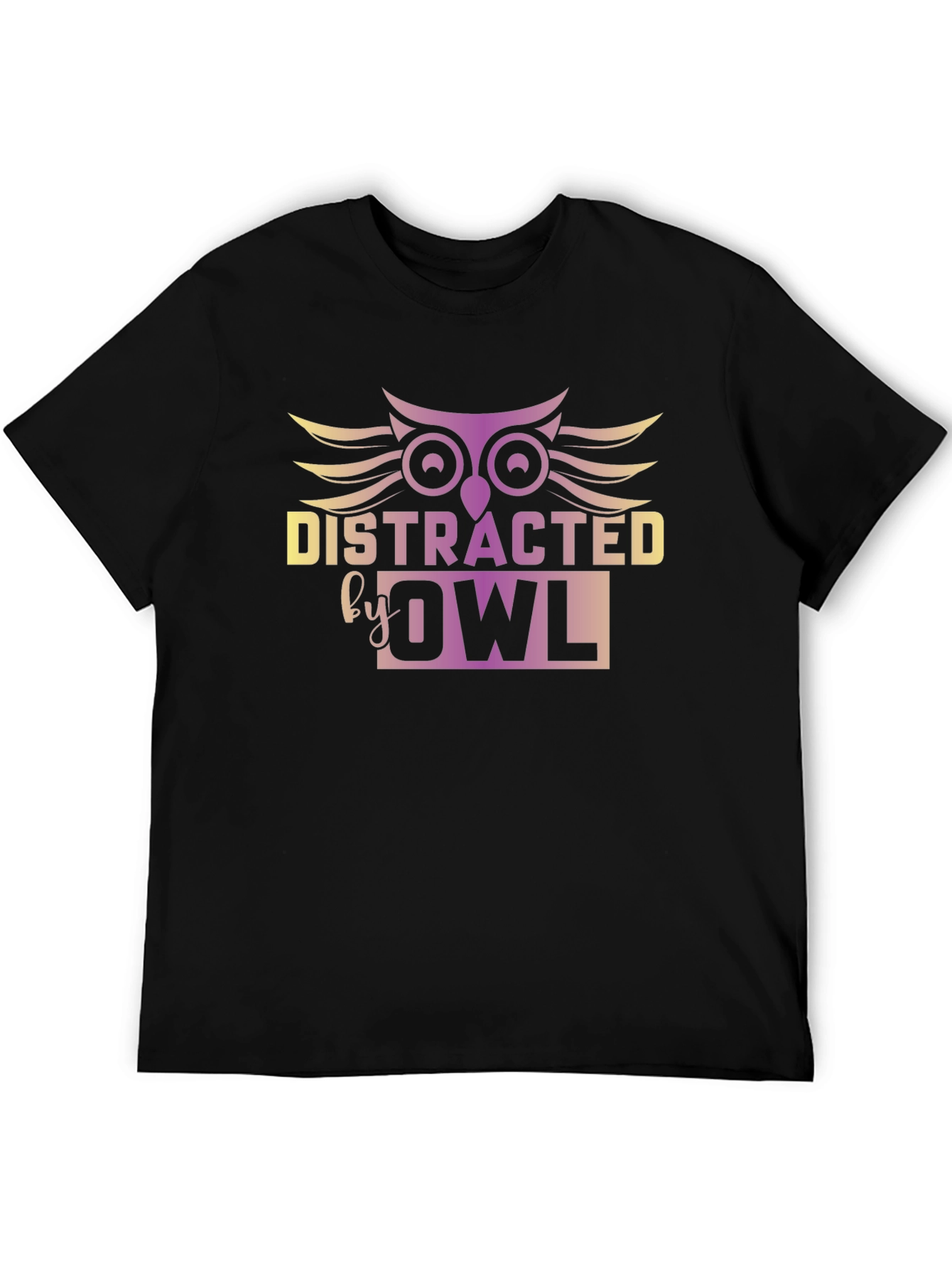 Distracted by Owl Graphic Tee - Unisex
