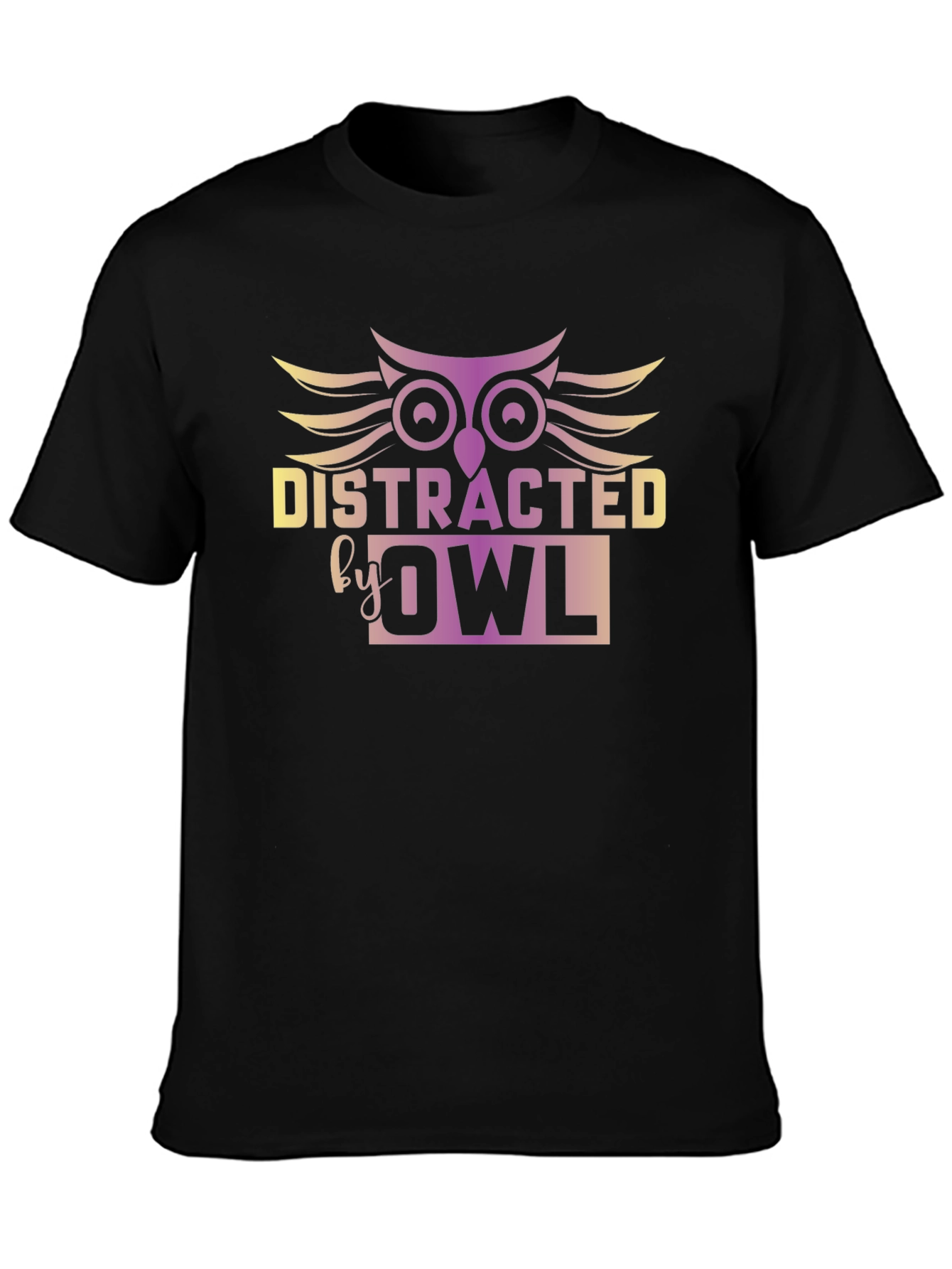 Distracted by Owl Graphic Tee - Unisex