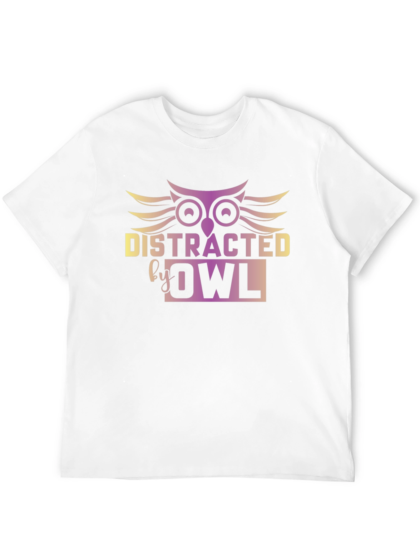 Distracted by Owl Graphic Tee - Unisex