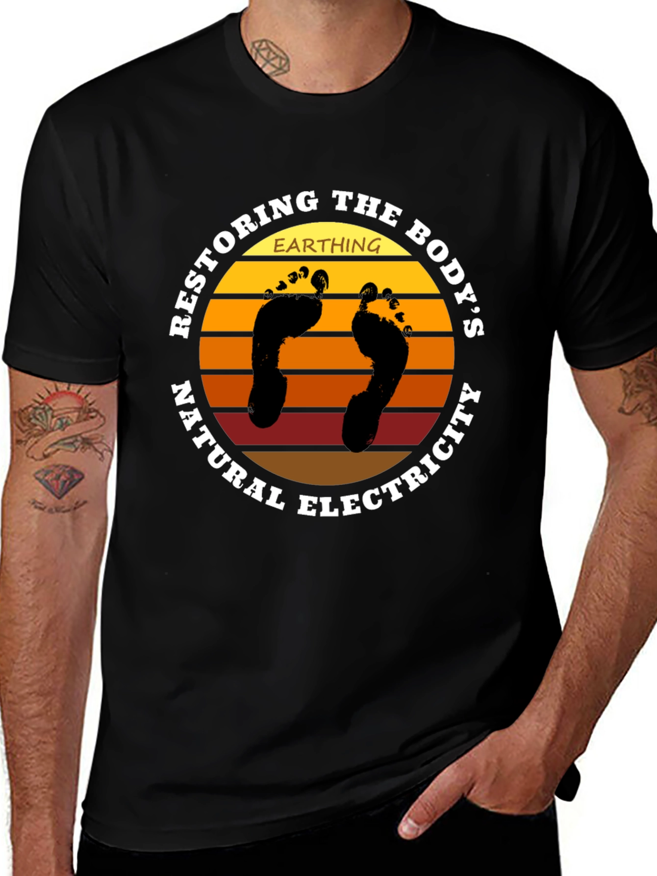 Earthing T-Shirt - Restore Bodys Natural Electricity