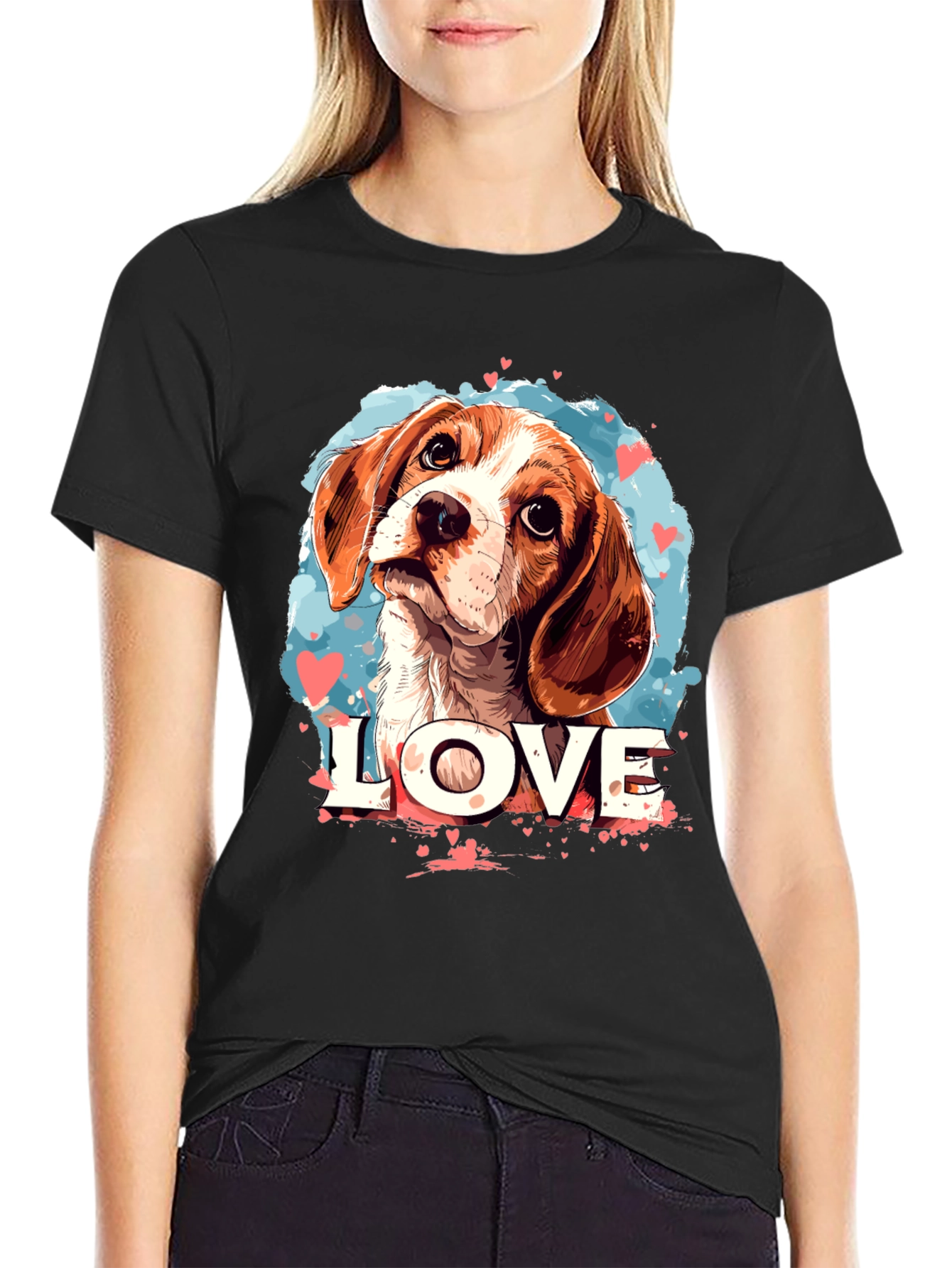 Dog Lover T-Shirt: Beagle Love Design
