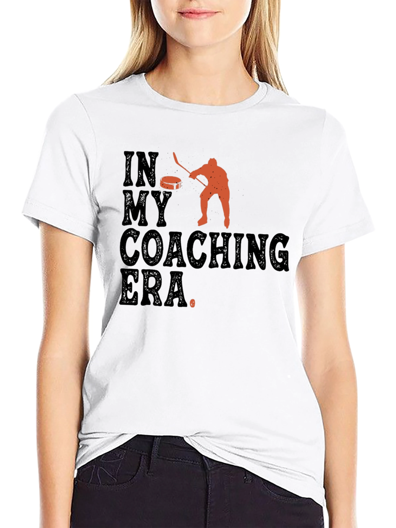 In My Coaching Era T-Shirt Hockey Player Graphic Tee