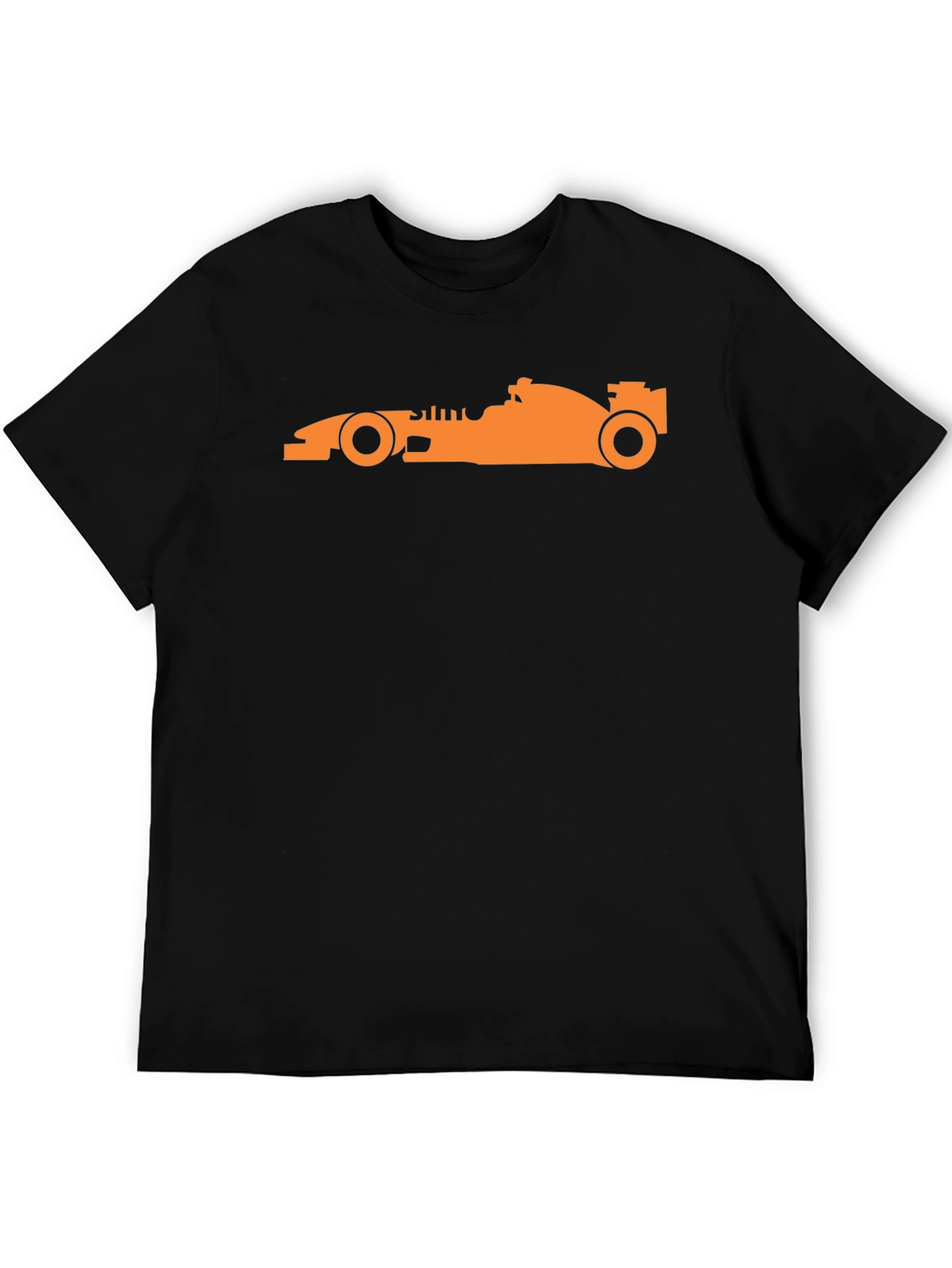 Orange Formula 1 Car Silhouette Tee