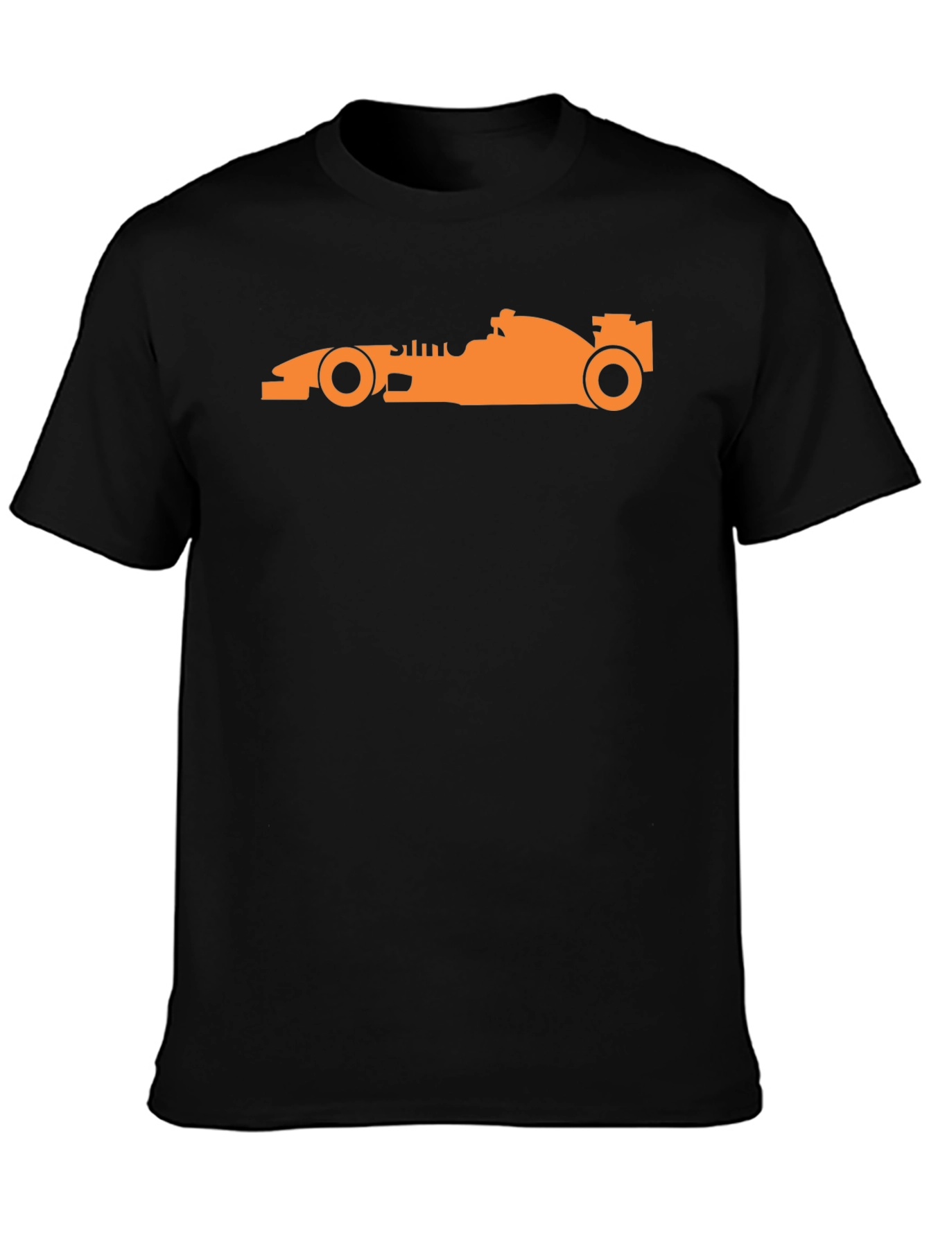 Orange Formula 1 Car Silhouette Tee