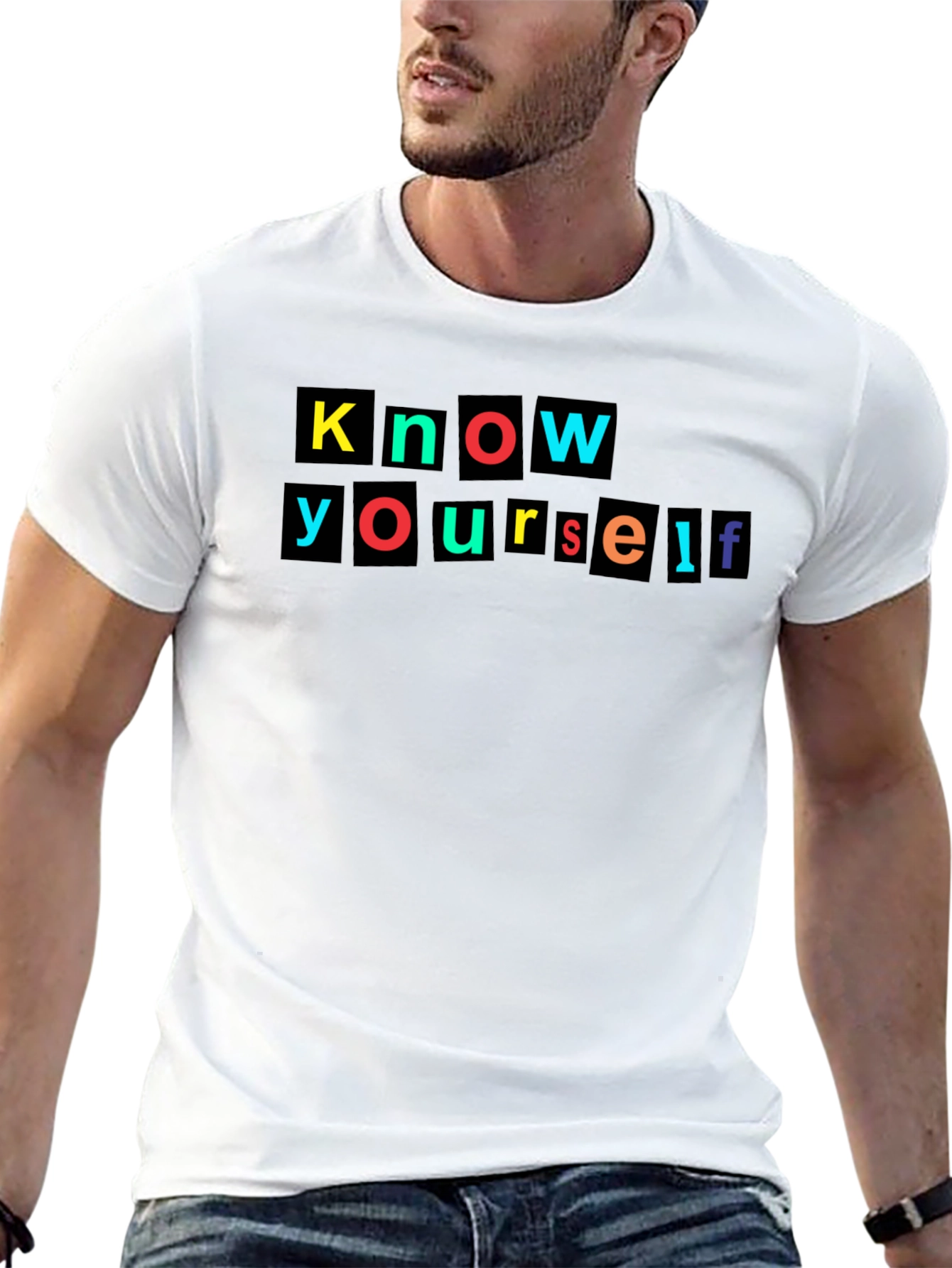 Know Yourself Graphic Tee - Black T-Shirt
