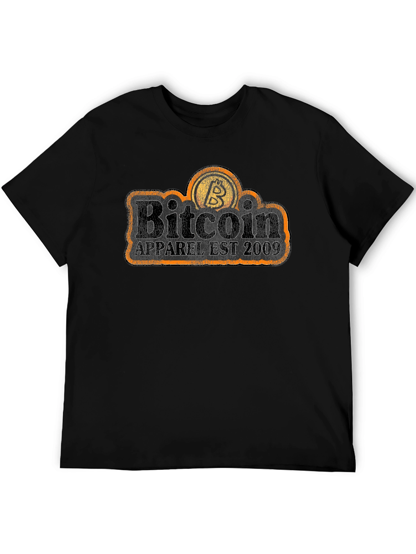 Bitcoin Apparel Est. 2009 Black T-Shirt