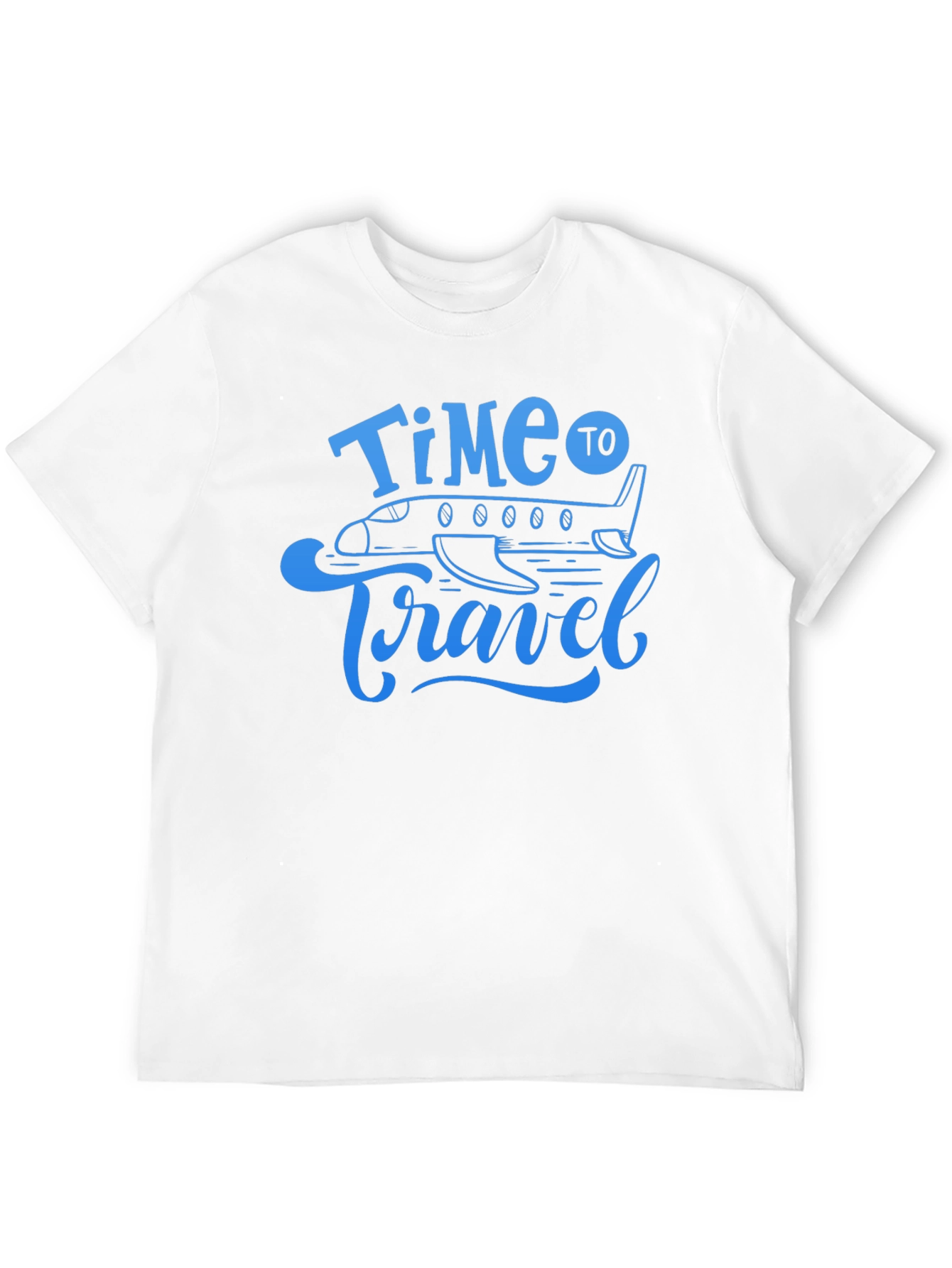 Time to Travel T-Shirt - Airplane Graphic Tee