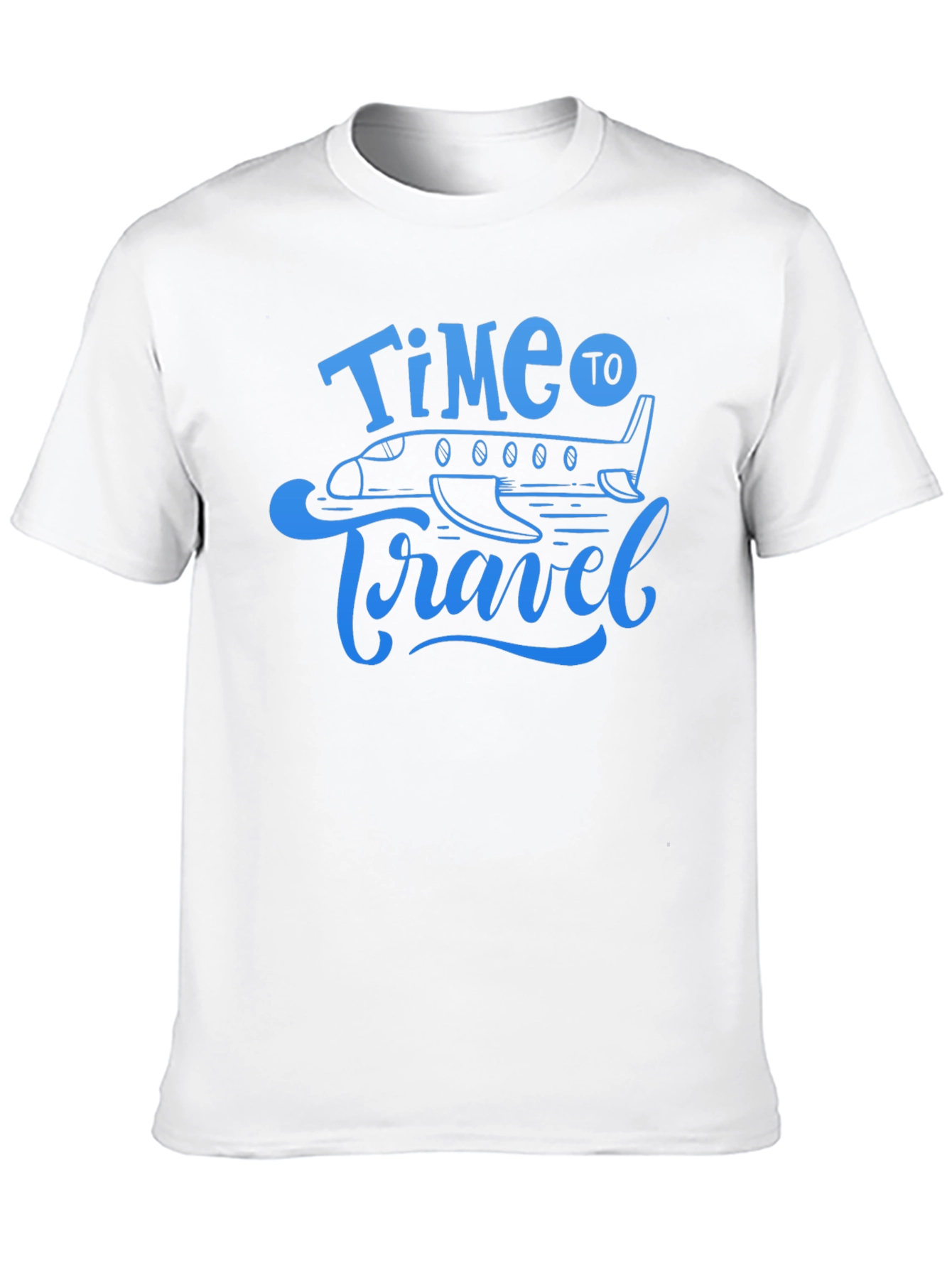 Time to Travel T-Shirt - Airplane Graphic Tee
