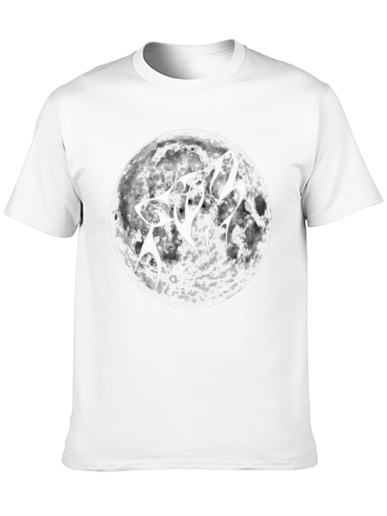 Wolf Moon Graphic Tee - Mens Black T-Shirt