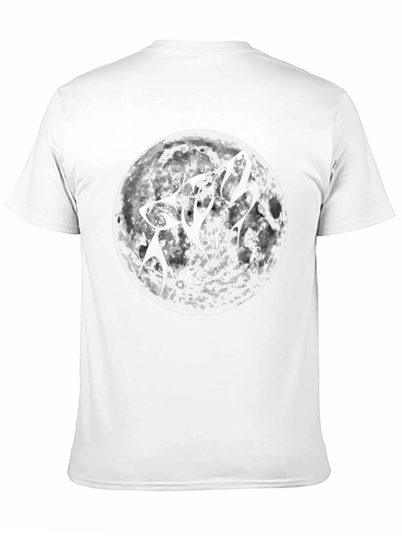 Wolf Moon Graphic Tee - Mens Black T-Shirt