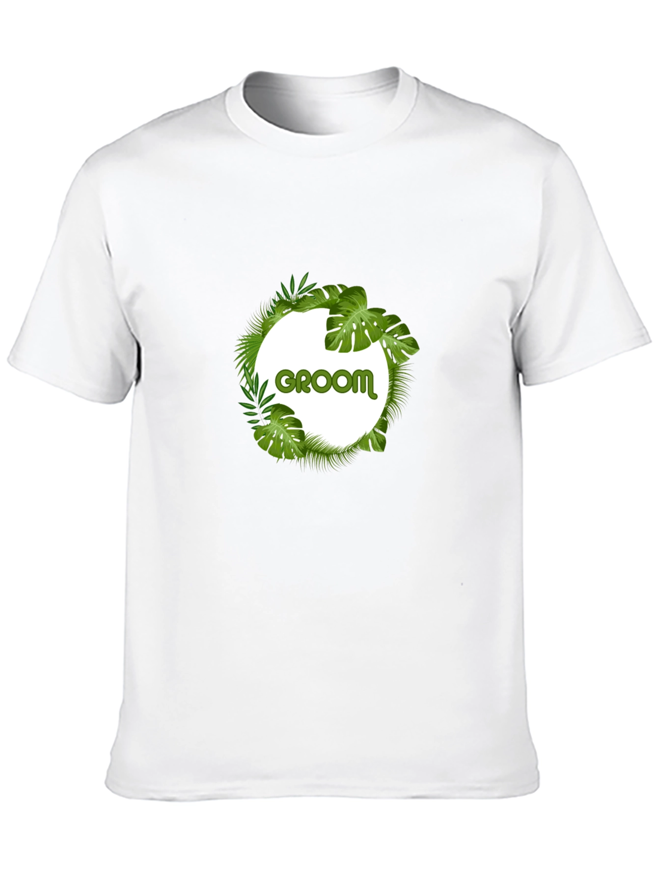 Groom Tropical Leaf T-Shirt