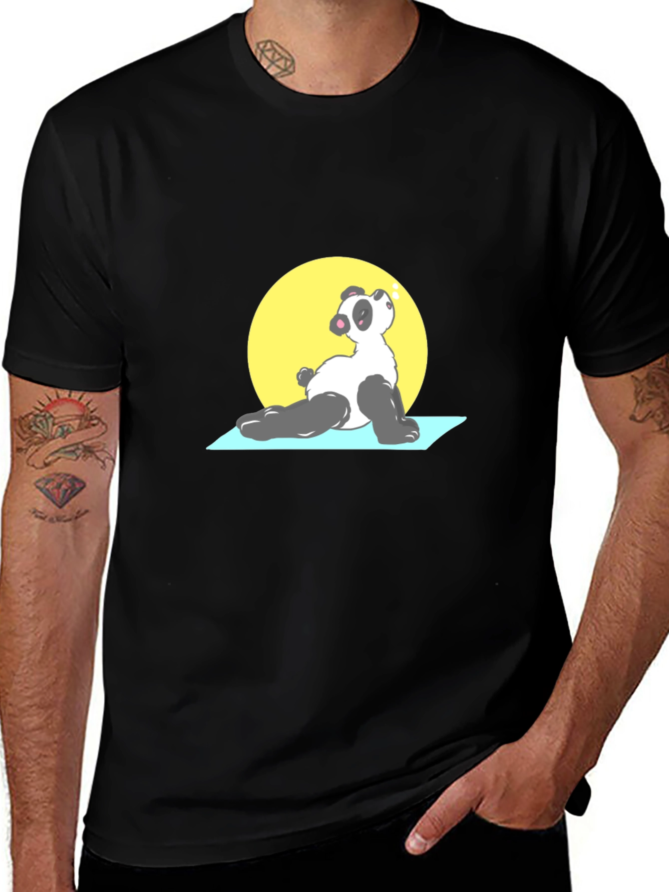 Panda Yoga T-Shirt - Zen and Style