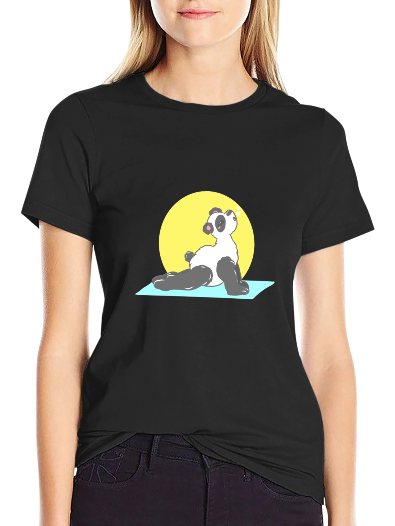 Panda Yoga T-Shirt - Zen and Style