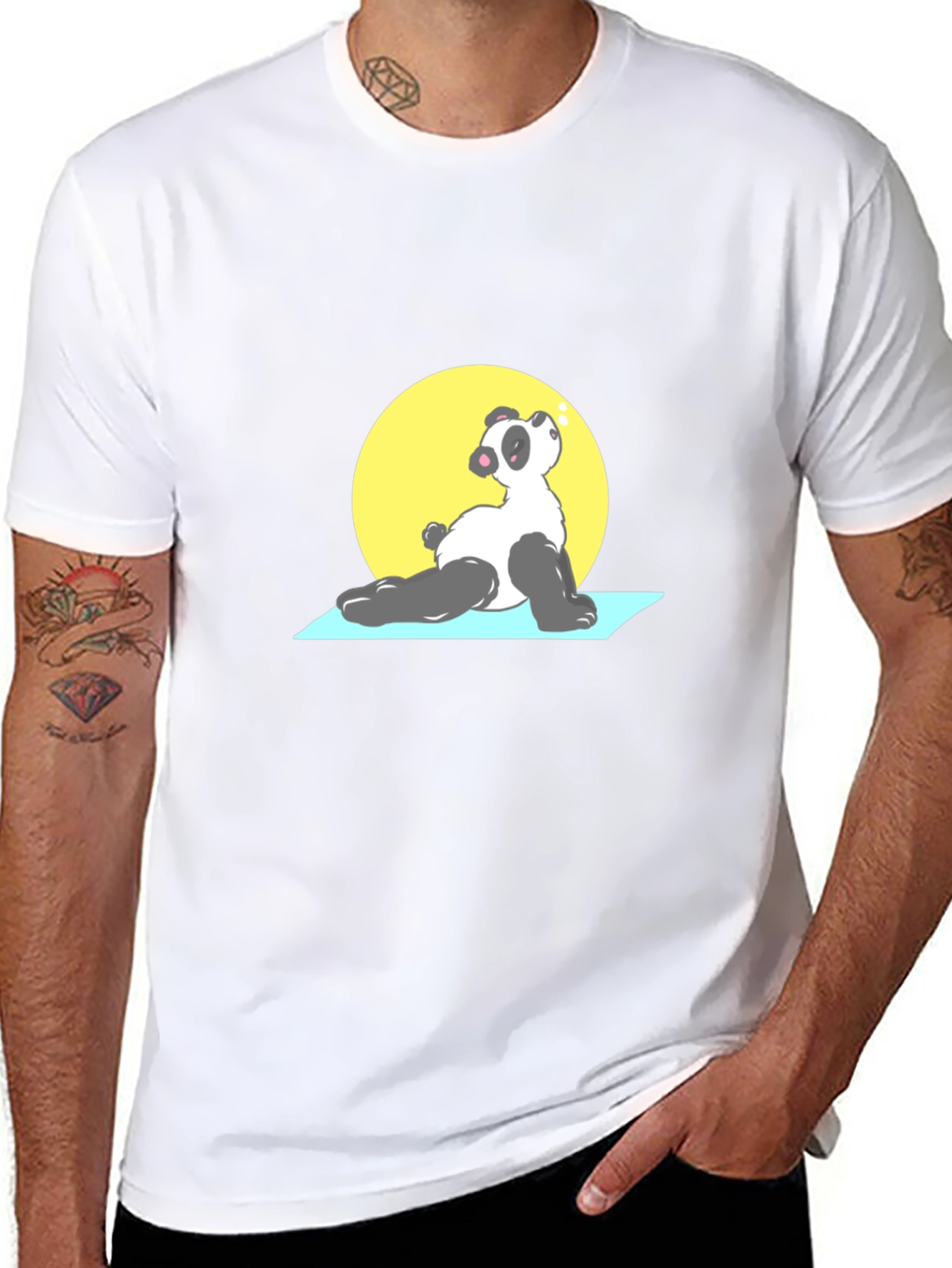 Panda Yoga T-Shirt - Zen and Style