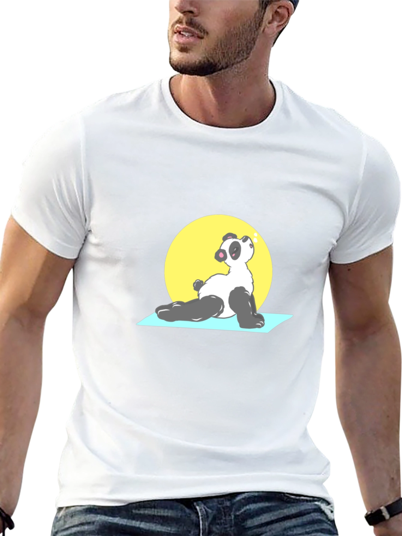 Panda Yoga T-Shirt - Zen and Style