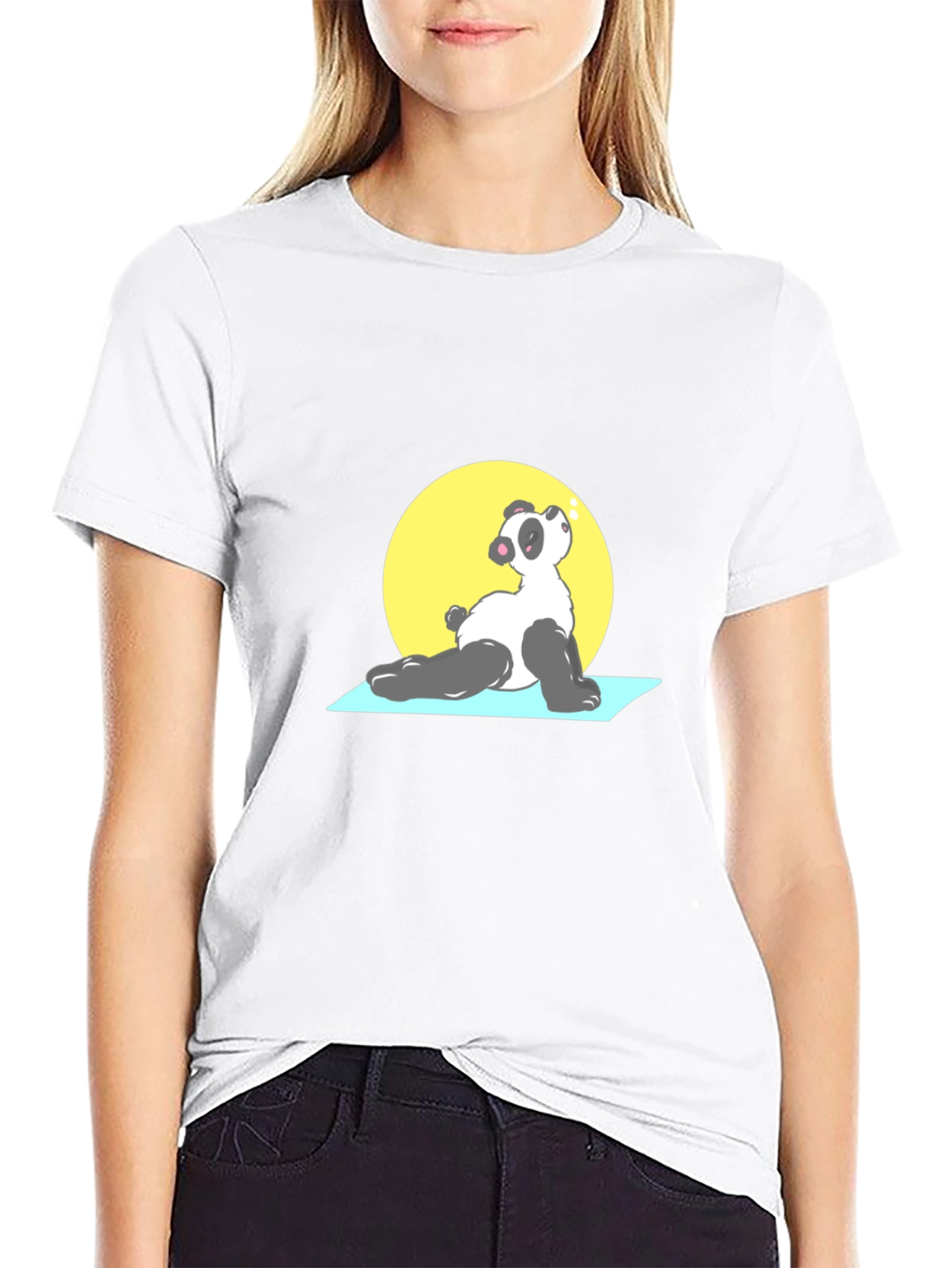 Panda Yoga T-Shirt - Zen and Style