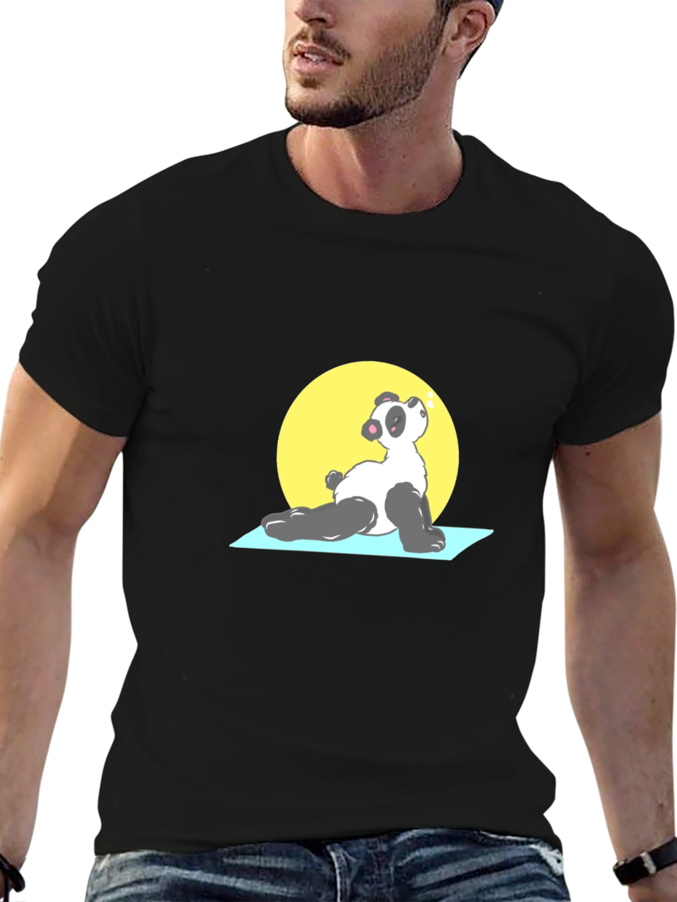 Panda Yoga T-Shirt - Zen and Style