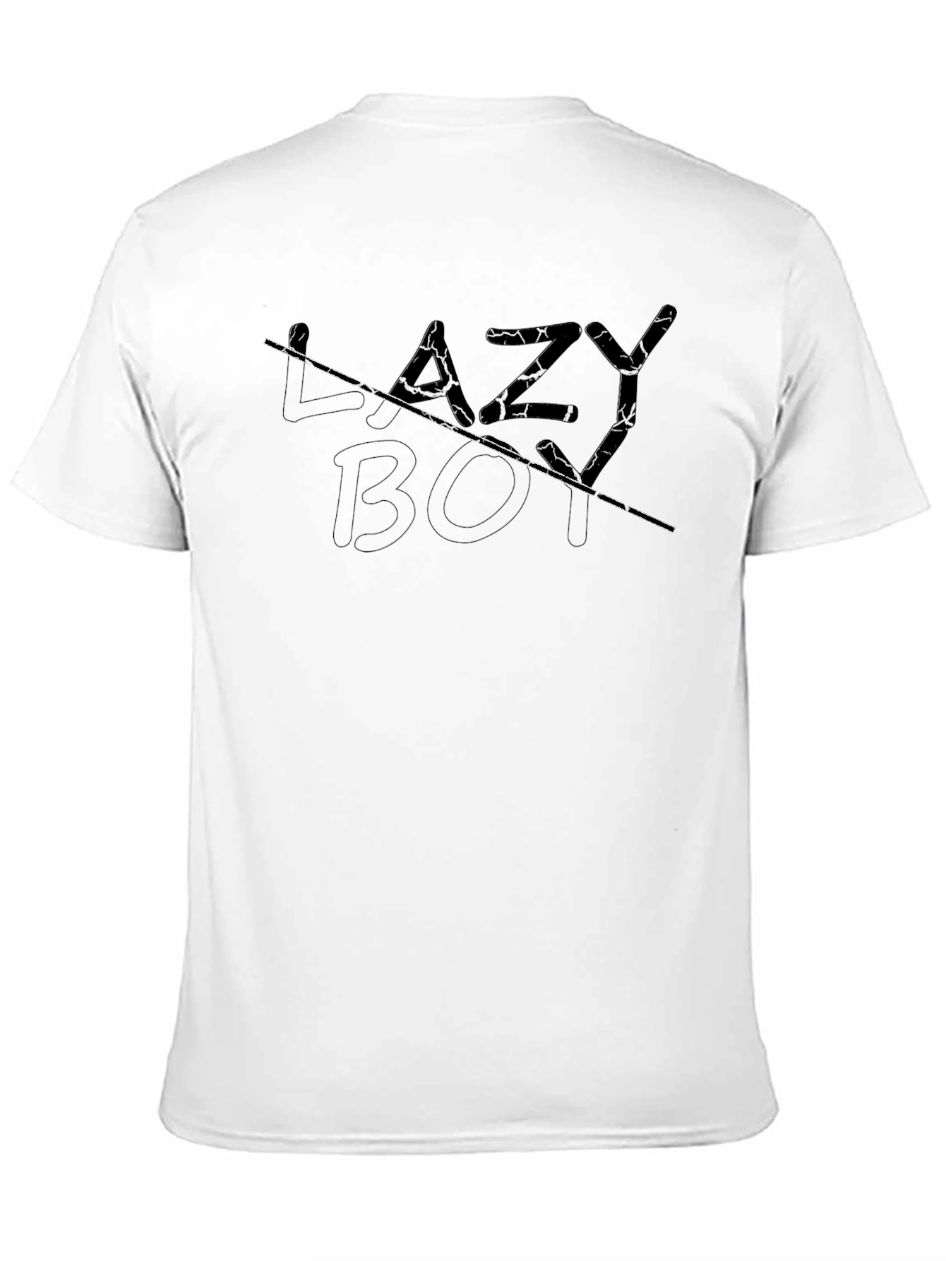 Lazy Boy Graphic Black T-Shirt
