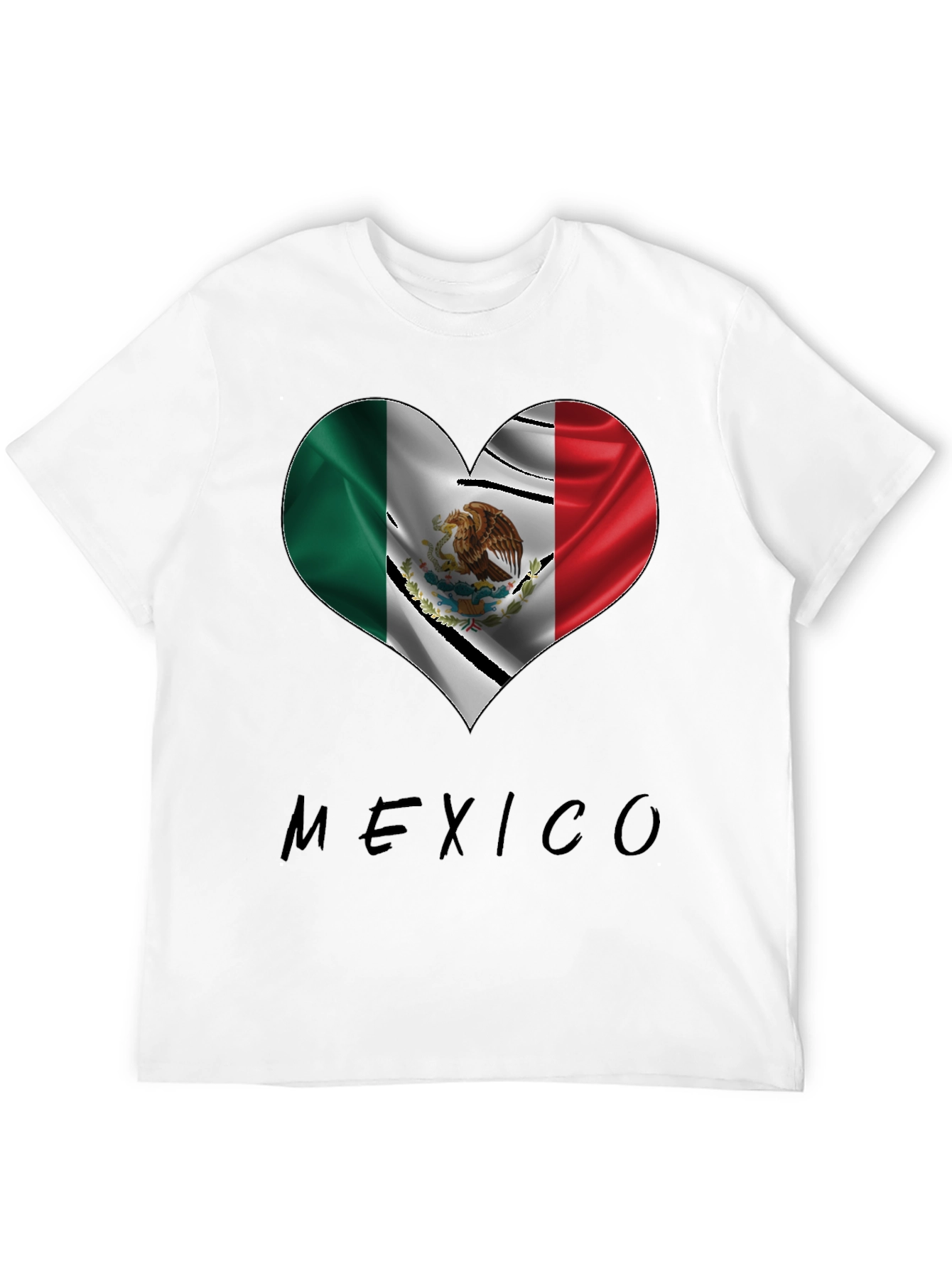 Mexico Heart Flag T-Shirt - Show Your Pride!