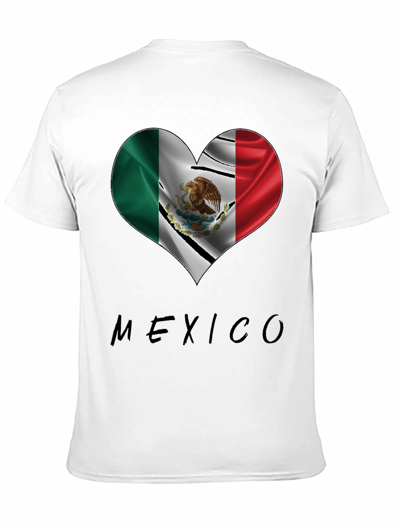 Mexico Heart Flag T-Shirt - Show Your Pride!
