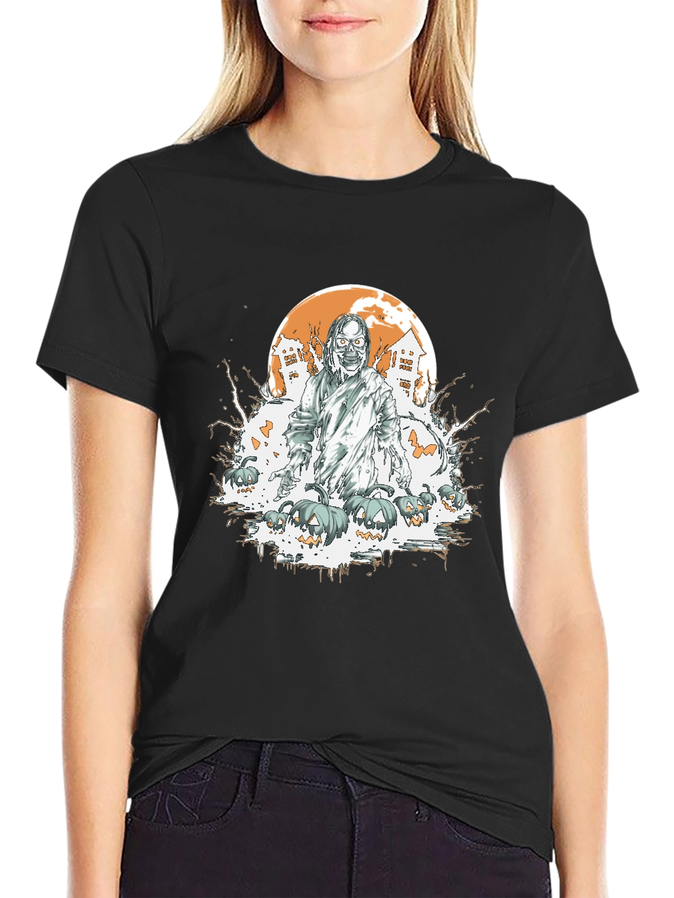 Spooky Zombie Halloween T-Shirt