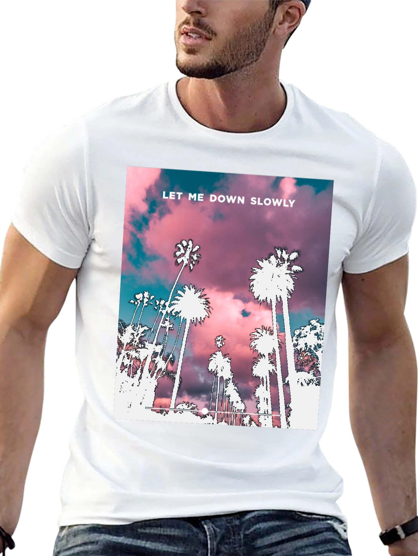 Let Me Down Slowly Palm Tree T-Shirt