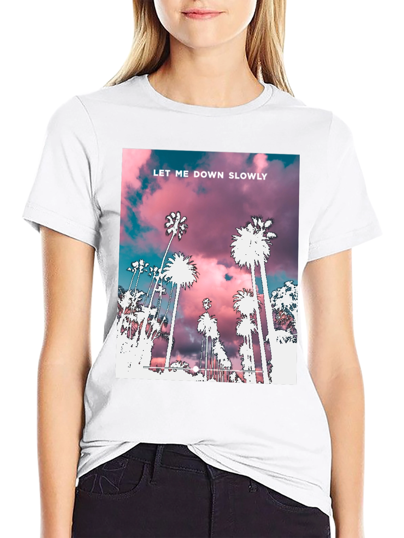 Let Me Down Slowly Palm Tree T-Shirt