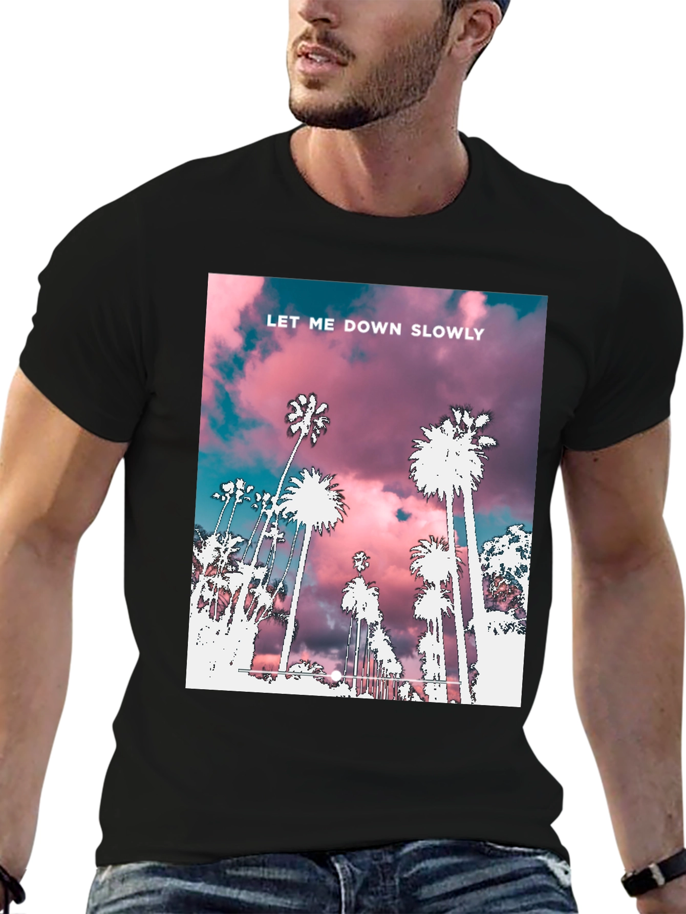 Let Me Down Slowly Palm Tree T-Shirt