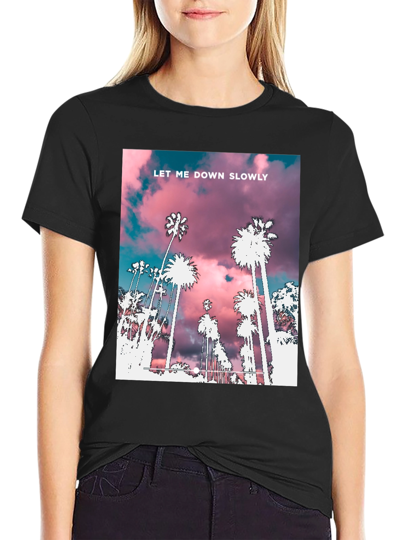 Let Me Down Slowly Palm Tree T-Shirt